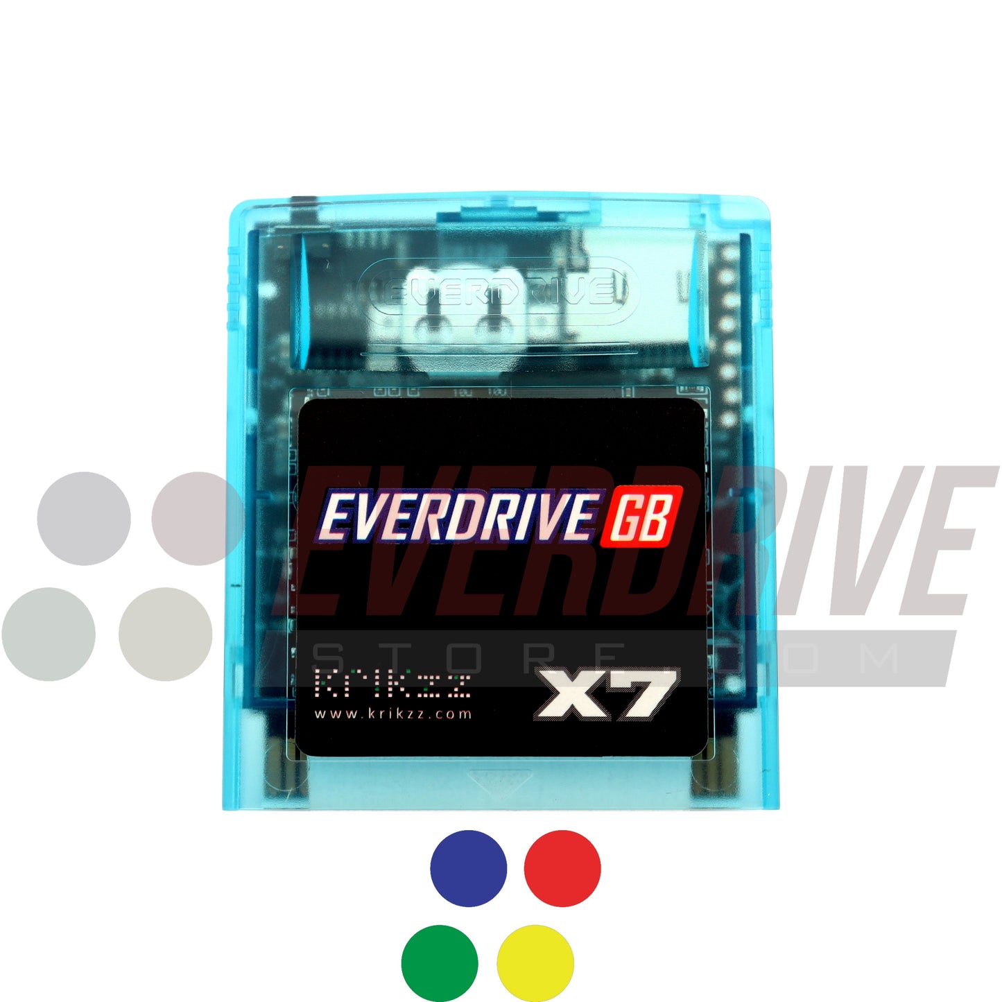 Everdrive GB X7 - Frosted Turquoise