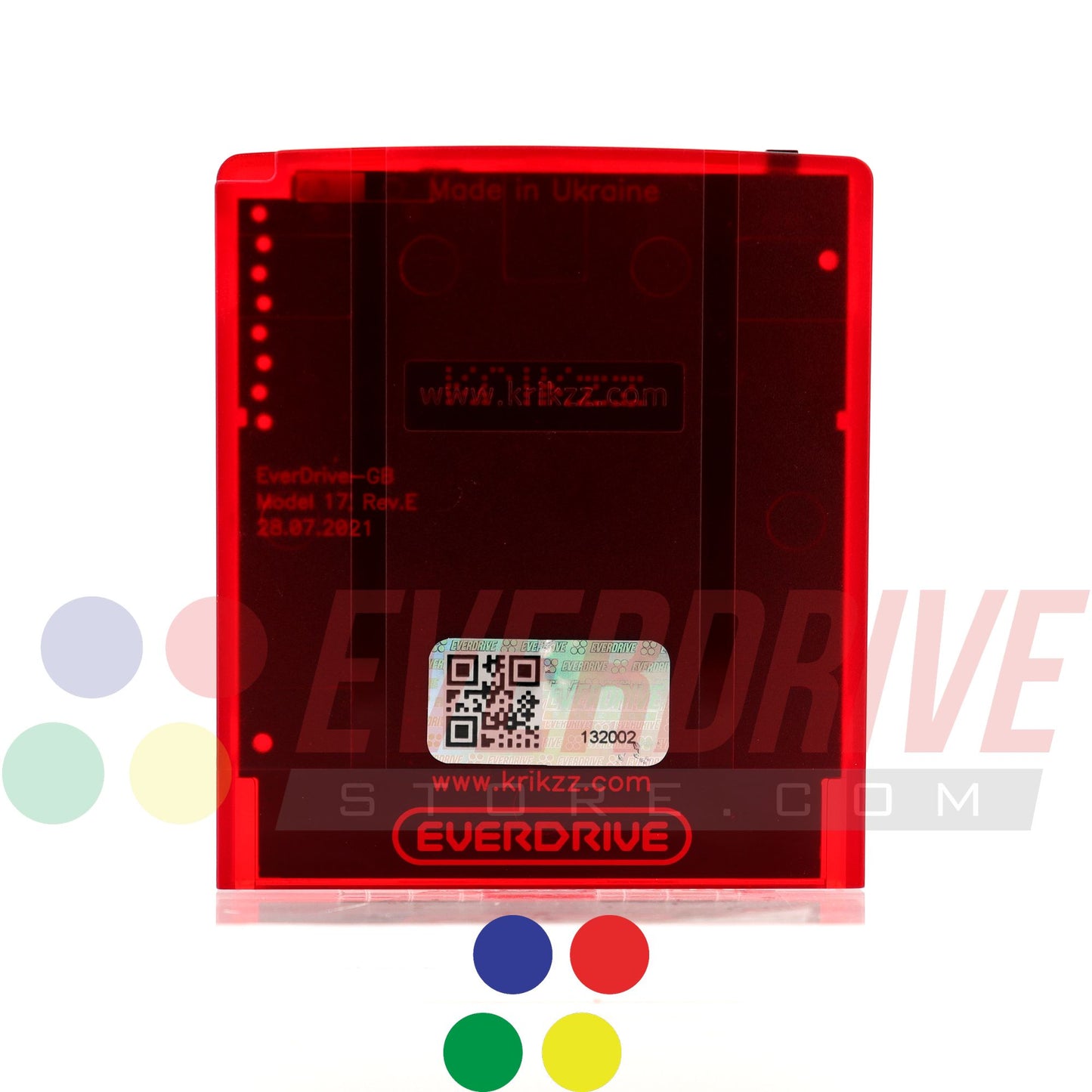 Everdrive GB X7 - Frosted Red