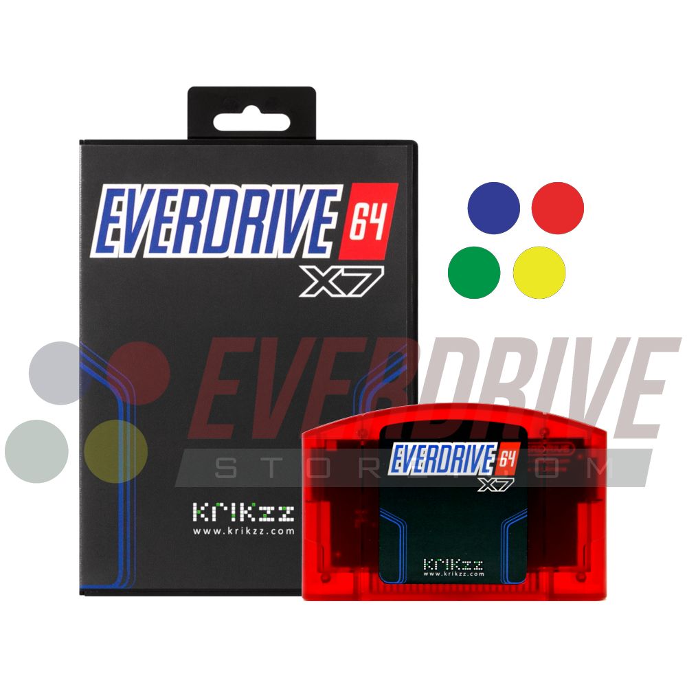 Everdrive 64 X7 - Frosted Red