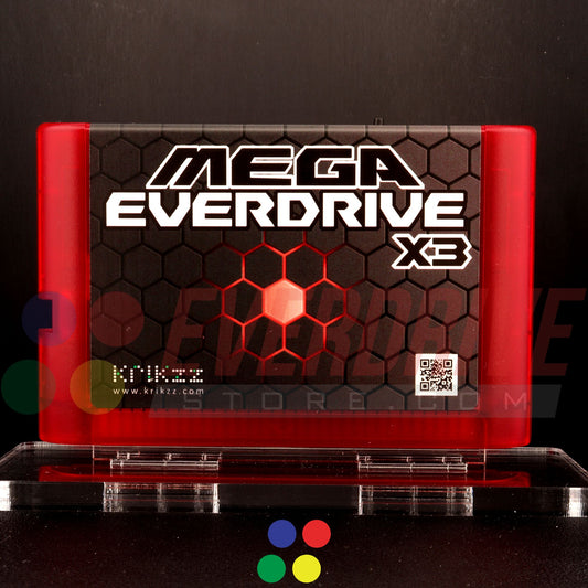 Mega Everdrive X3 - Frosted Red
