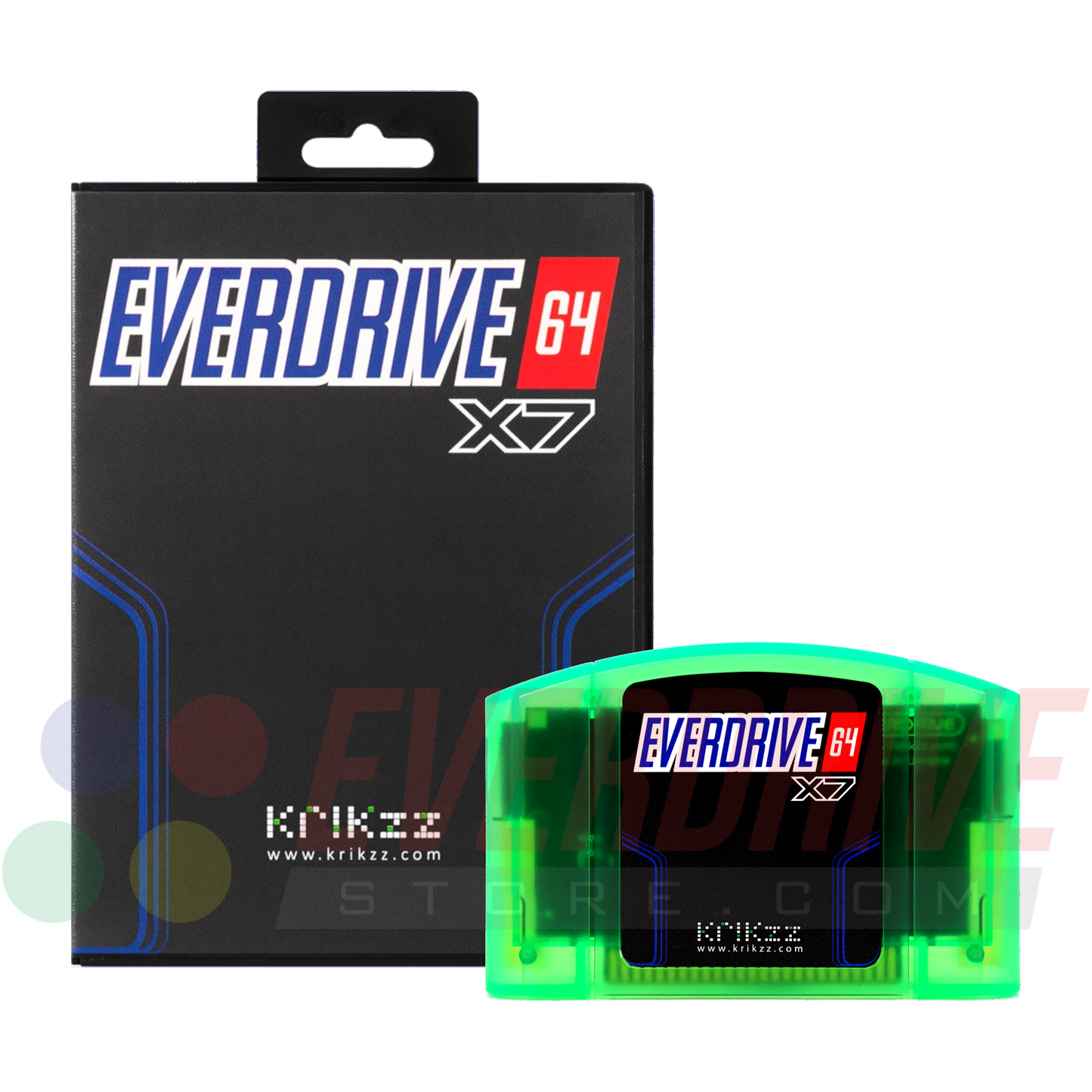 Everdrive 64 X7 - Frosted Green