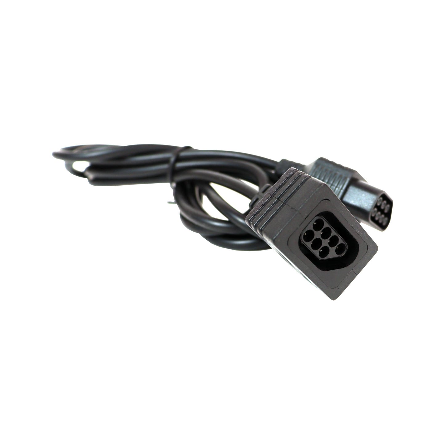 Controller Extension Cable Cord Black 6 Feet for NES. Pqt of 2