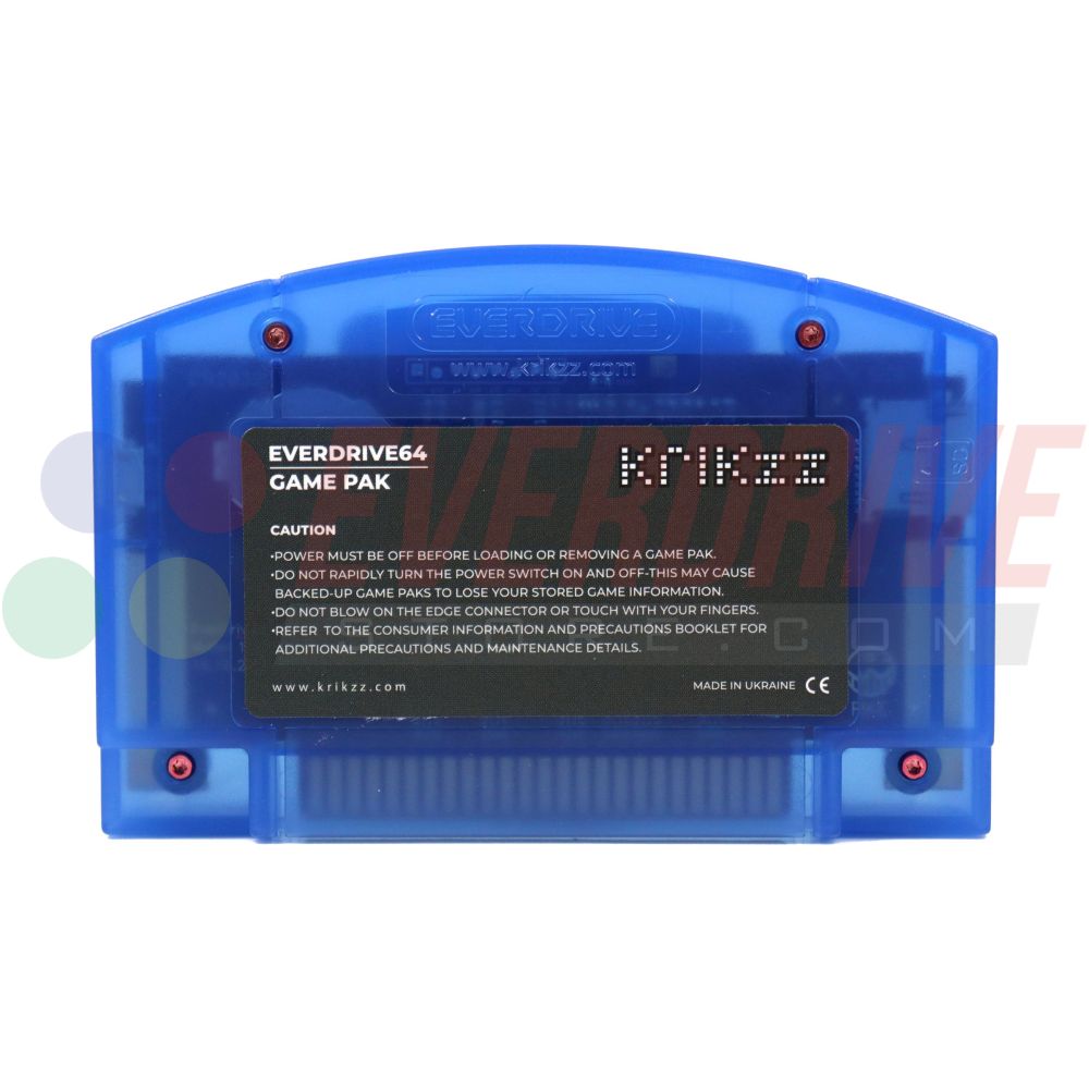 Grab Krikzz's Everdrive 64 X7 in Frosted blue – EverdriveStore.com