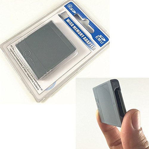 Key SD Memory Card Stick Converter Adapter for Nintendo Gamecube NGC Wii Video Games - Gray