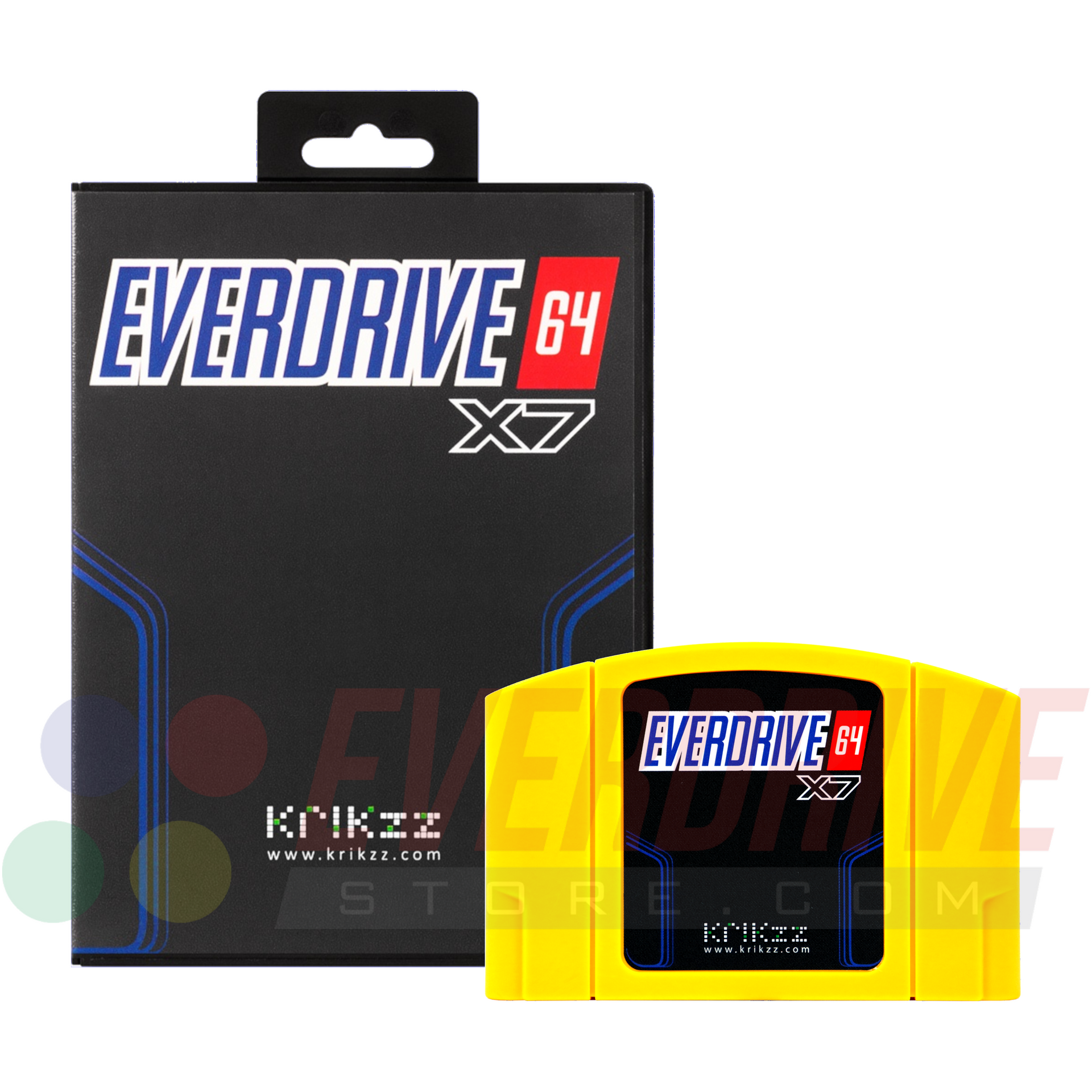 Obtain Krikzz's Everdrive 64 X7 in Yellow – EverdriveStore.com
