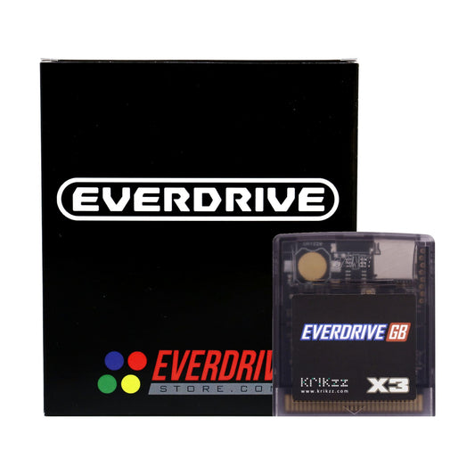 Everdrive GB X3 - Frosted Black by Krikzz for GB