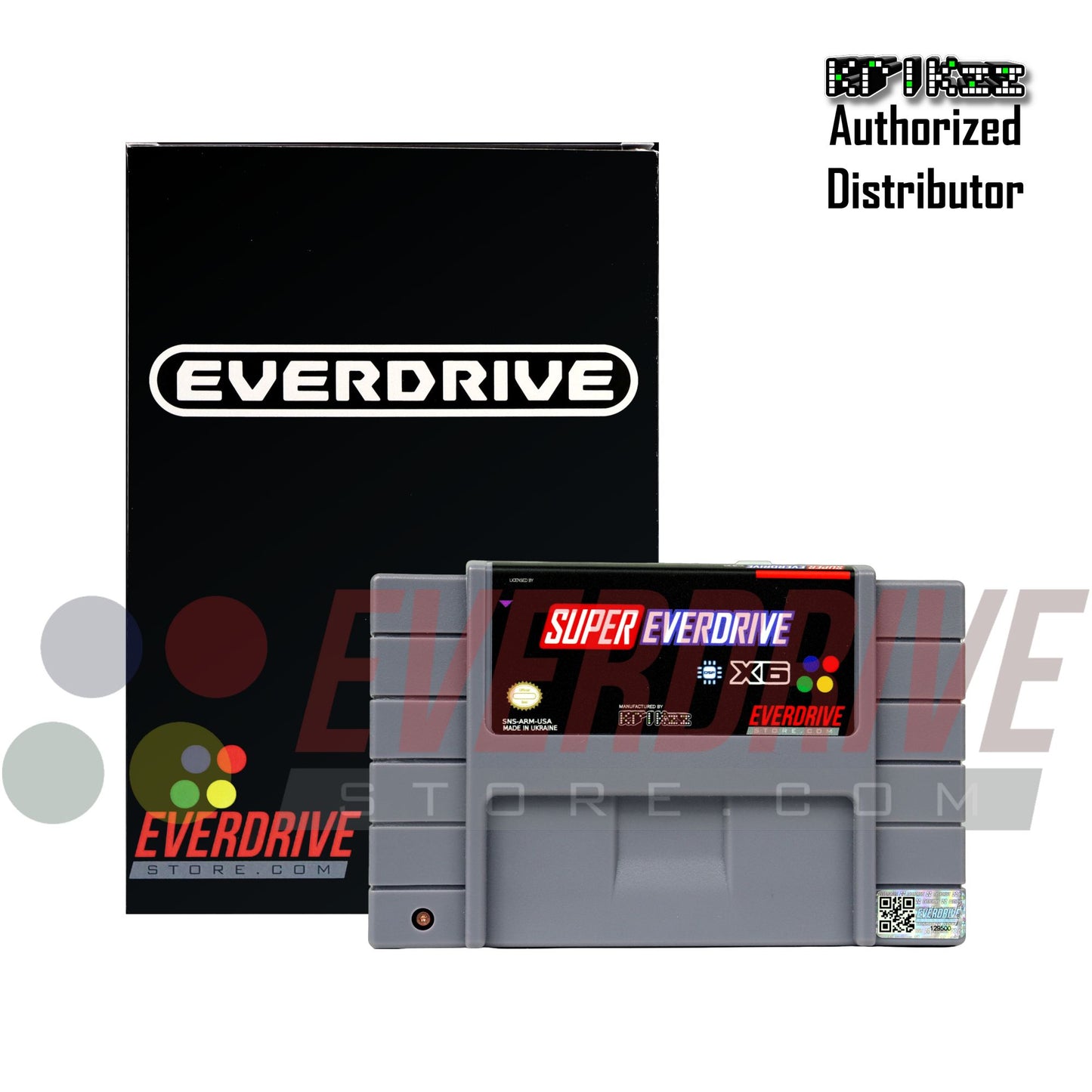 Super Everdrive X6 DSP NAS - Gray by Krikzz for SNES