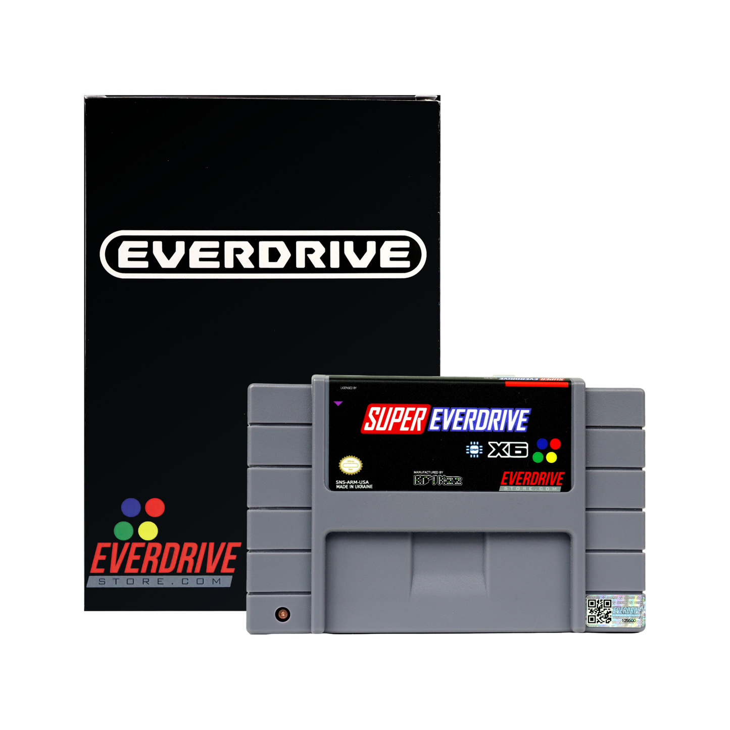 Super Everdrive X6 DSP NAS - Gray by Krikzz for SNES