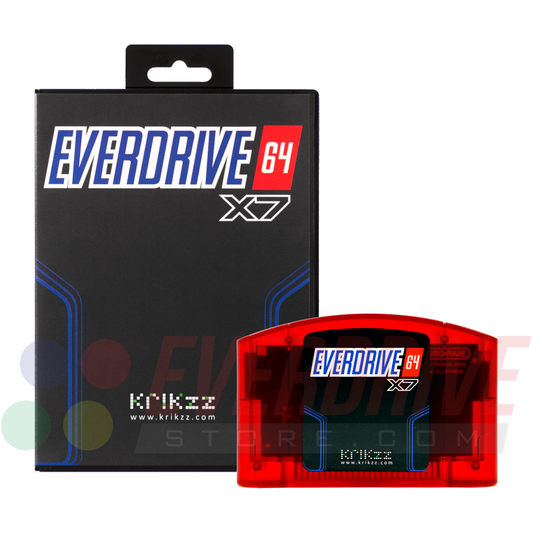 Everdrive 64 X7 - Frosted Red