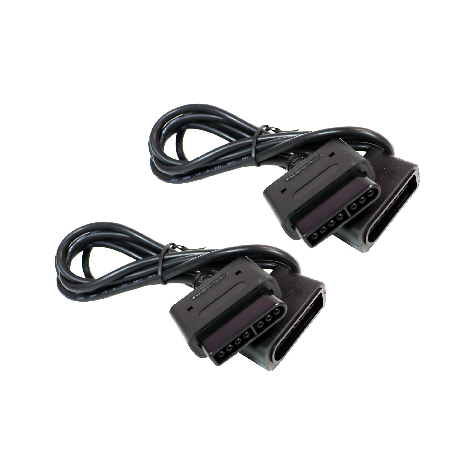 Controller Extension Cable Cord Black 6 Feet for SNES or Super Famicom ...