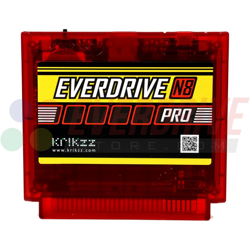 Everdrive N8 Famicom PRO - Frosted Red