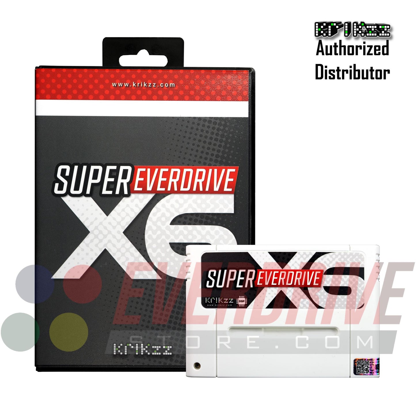 Super Everdrive X6 DSP - White by Krikzz for SNES or Super Famicom