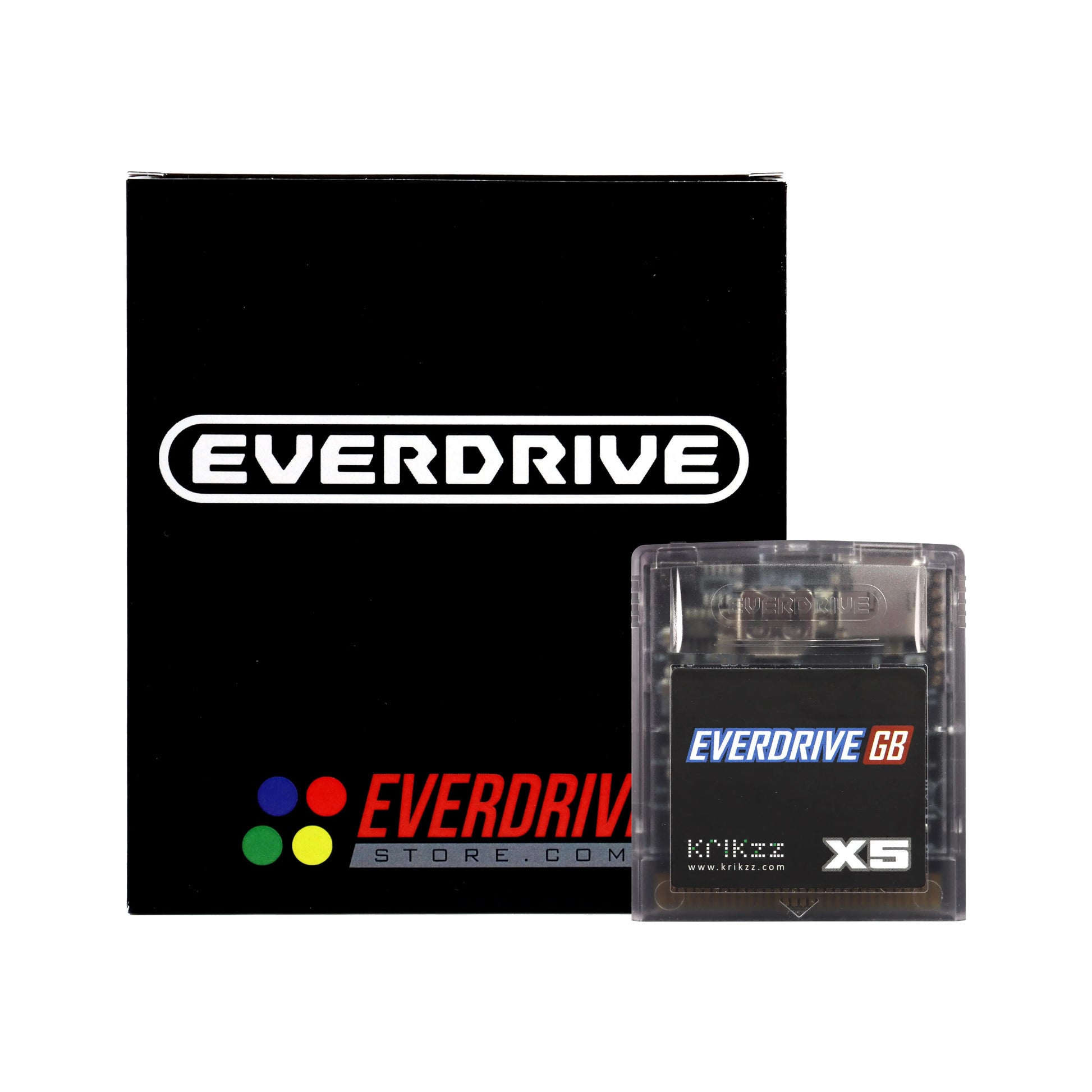 Everdrive GB X5 - Frosted Clear by Krikzz for GB Krikzz