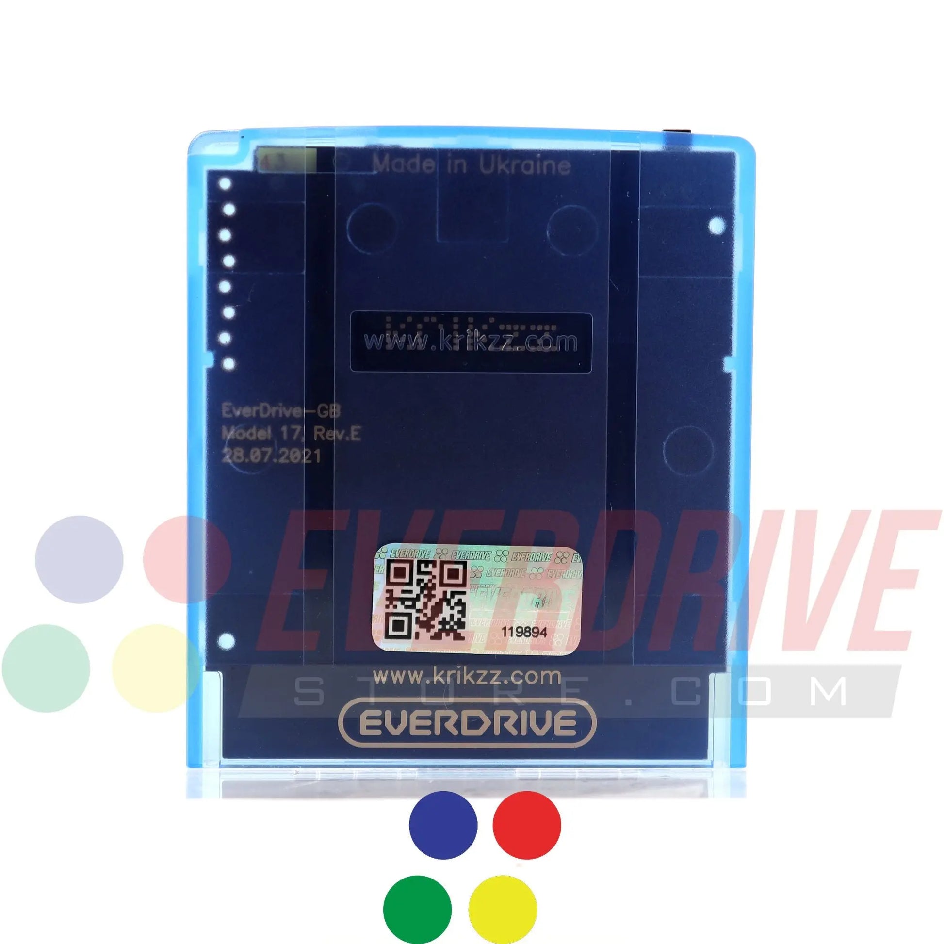 Everdrive GB X7 - Frosted Blue - EverdriveStore.com