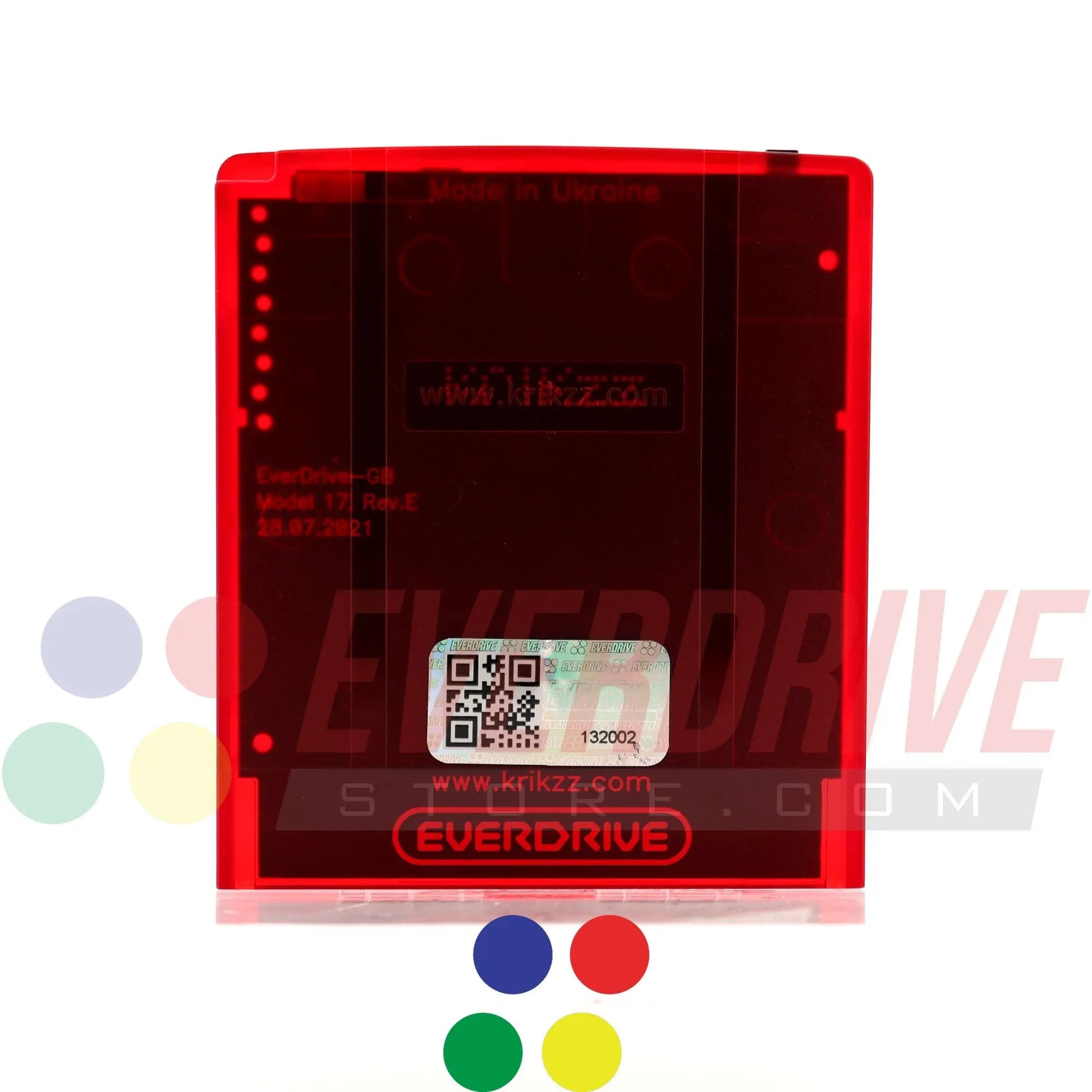 Everdrive GB X7 - Frosted Red - EverdriveStore.com