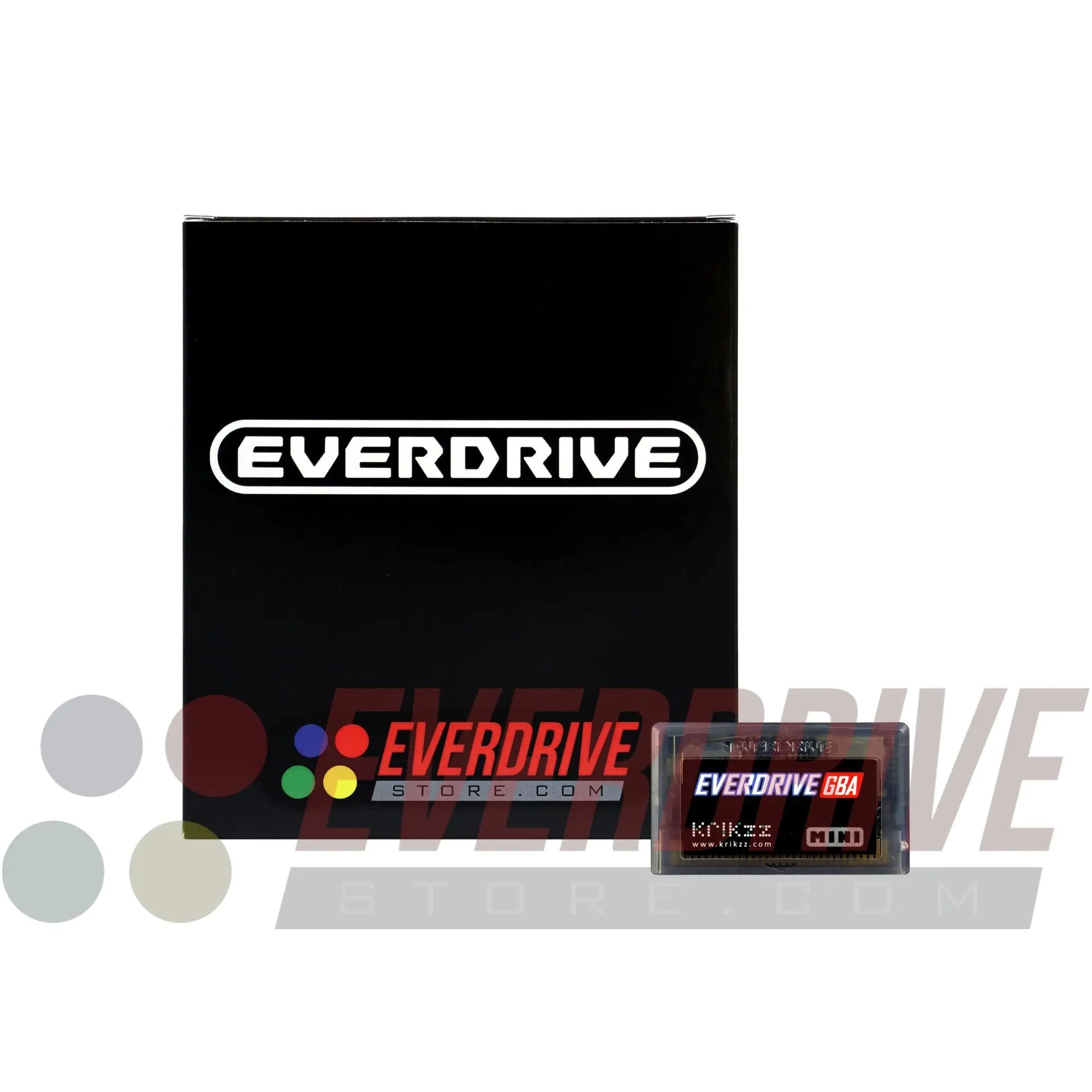 Everdrive GBA Mini - Frosted Black by Krikzz for GBA Krikzz