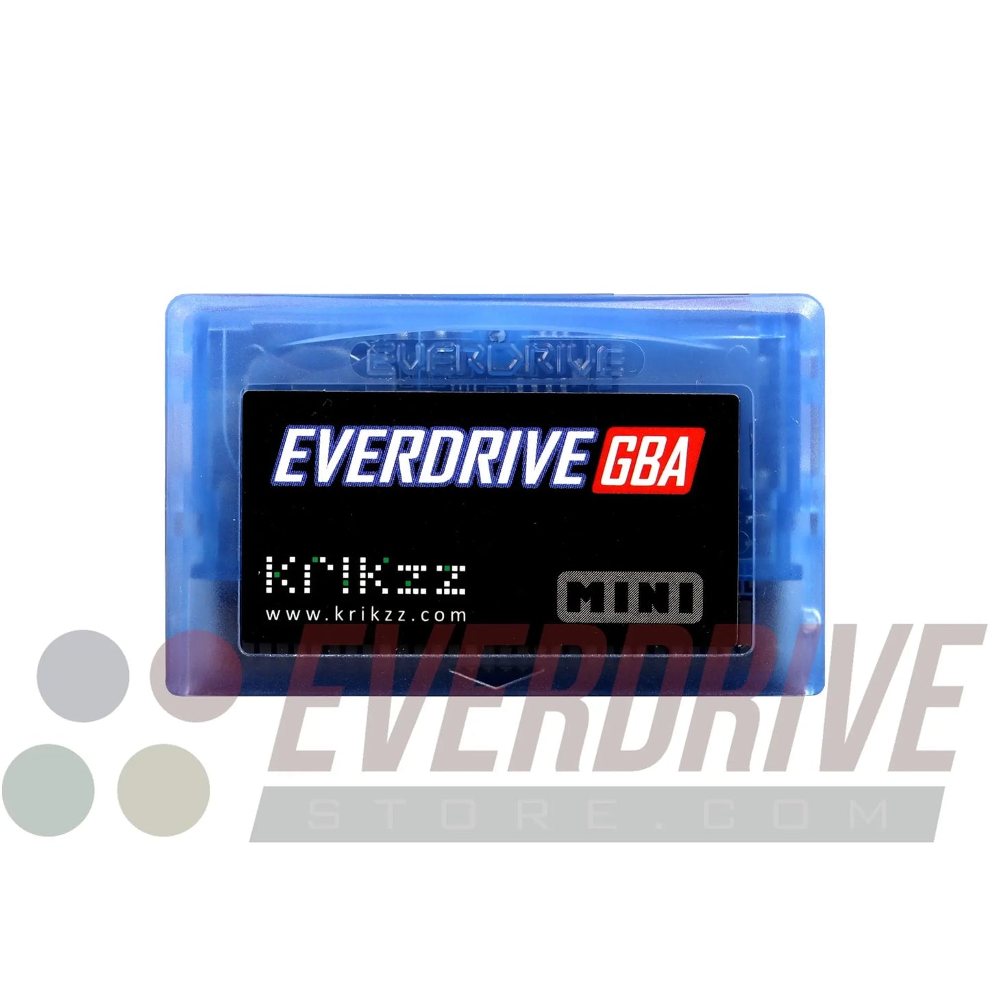 Everdrive GBA Mini - Frosted Blue by Krikzz for GBA Krikzz