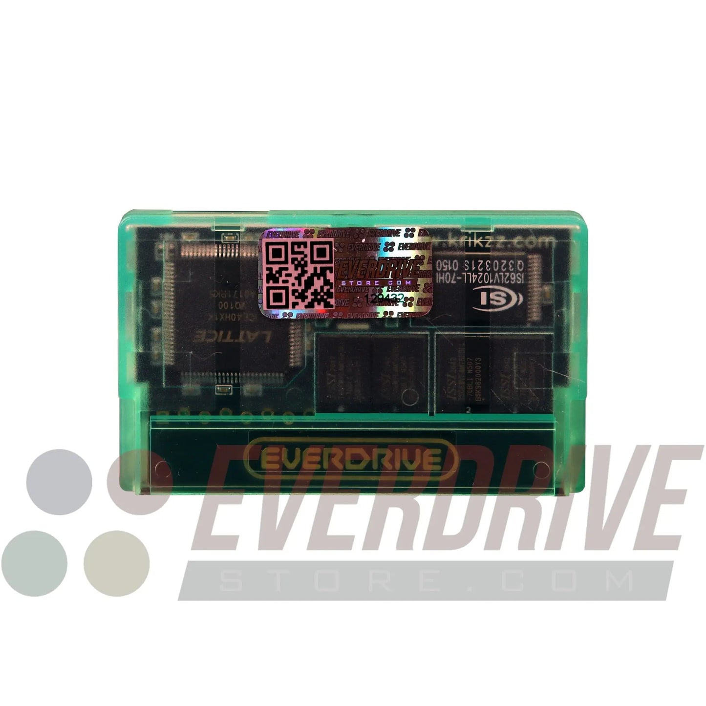 Everdrive GBA Mini - Frosted Green Krikzz