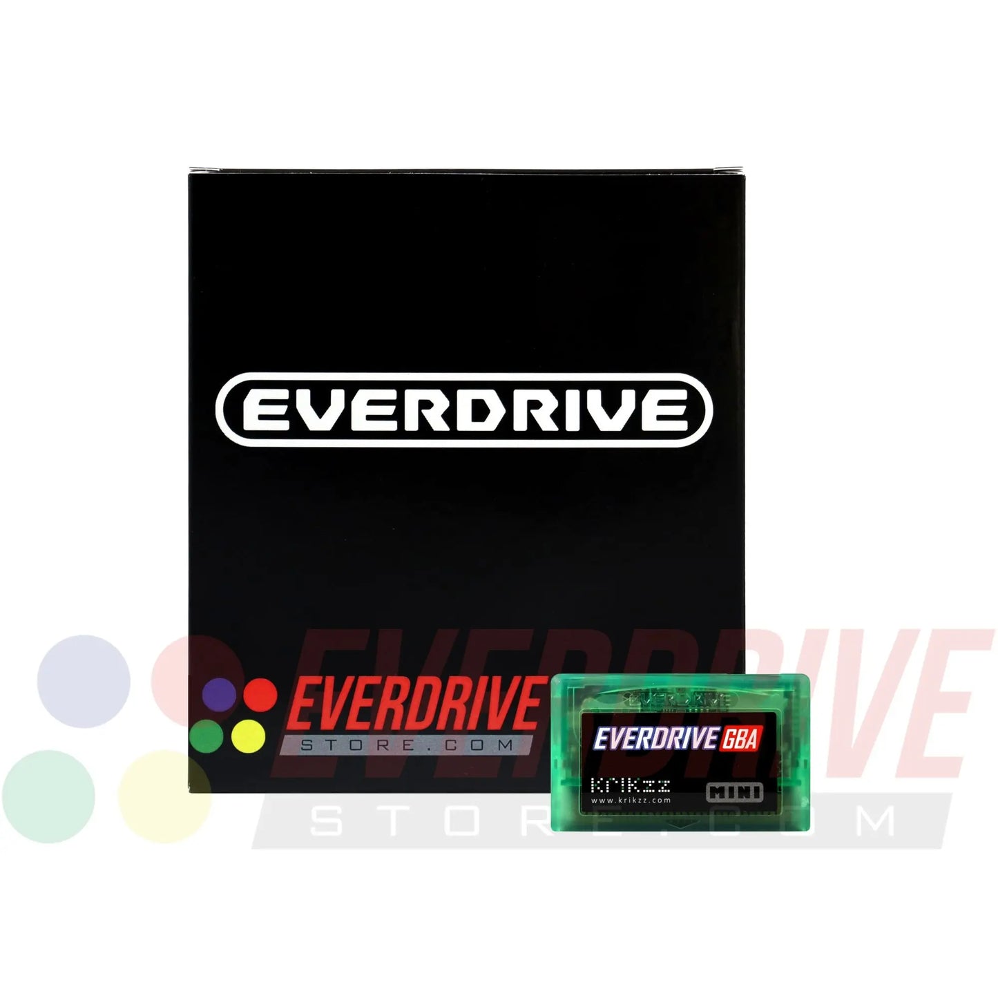 Everdrive GBA Mini - Frosted Green by Krikzz for GBA Krikzz