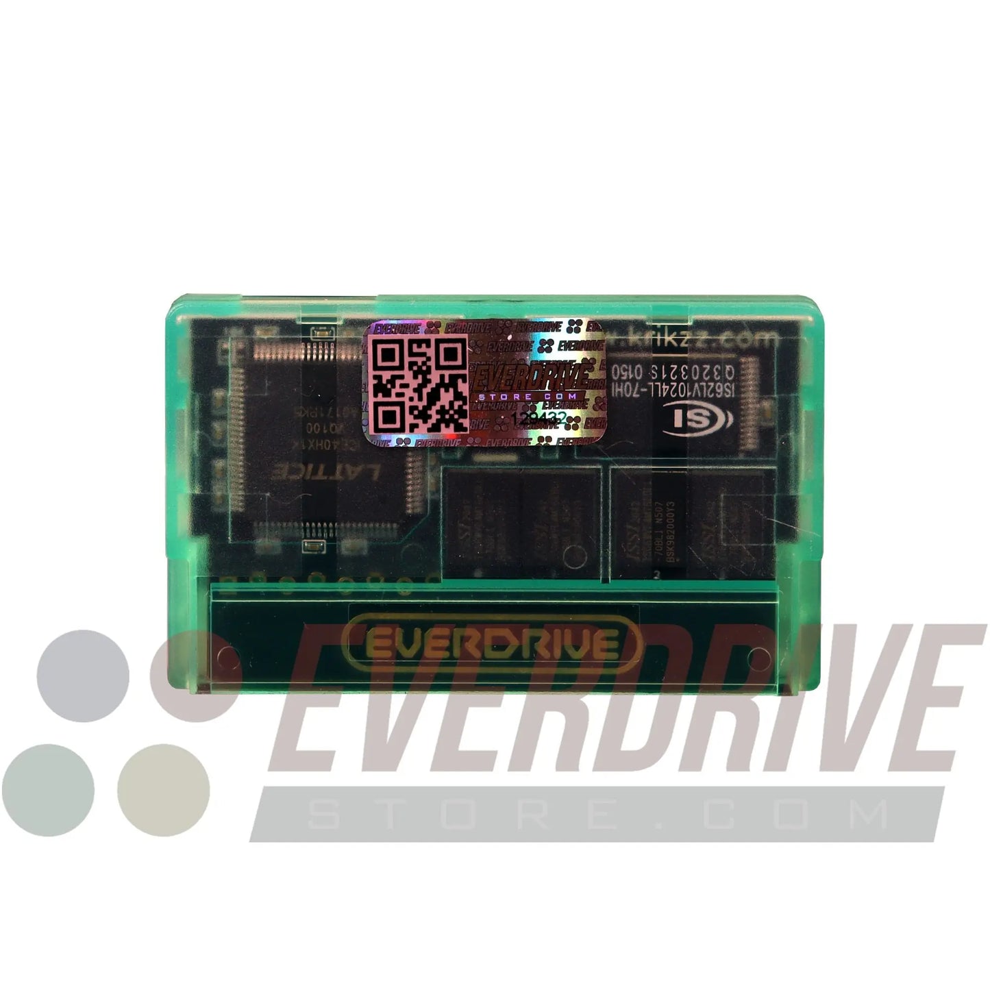 Everdrive GBA Mini - Frosted Green by Krikzz for GBA Krikzz