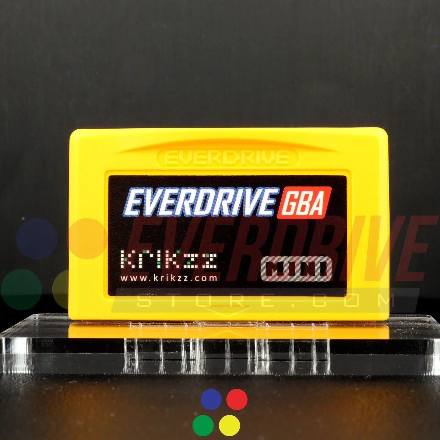 Everdrive GBA Mini - Yellow Krikzz