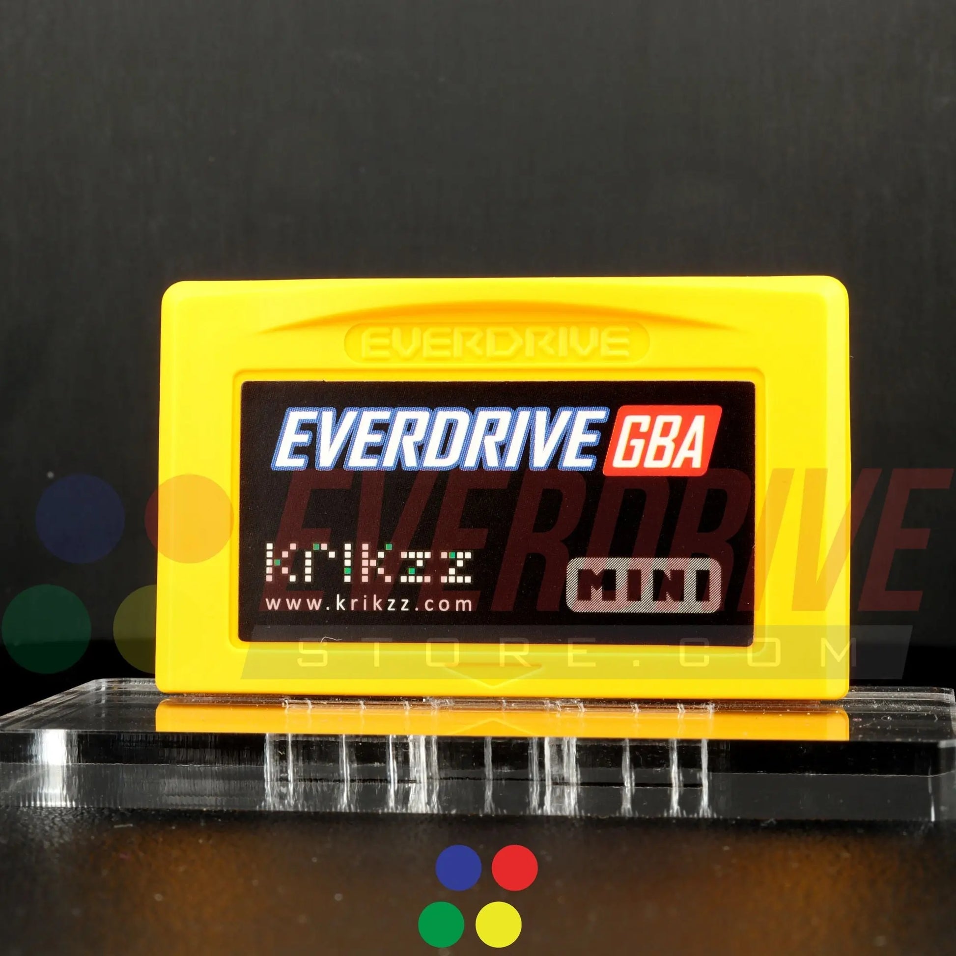 Everdrive GBA Mini - Yellow Krikzz