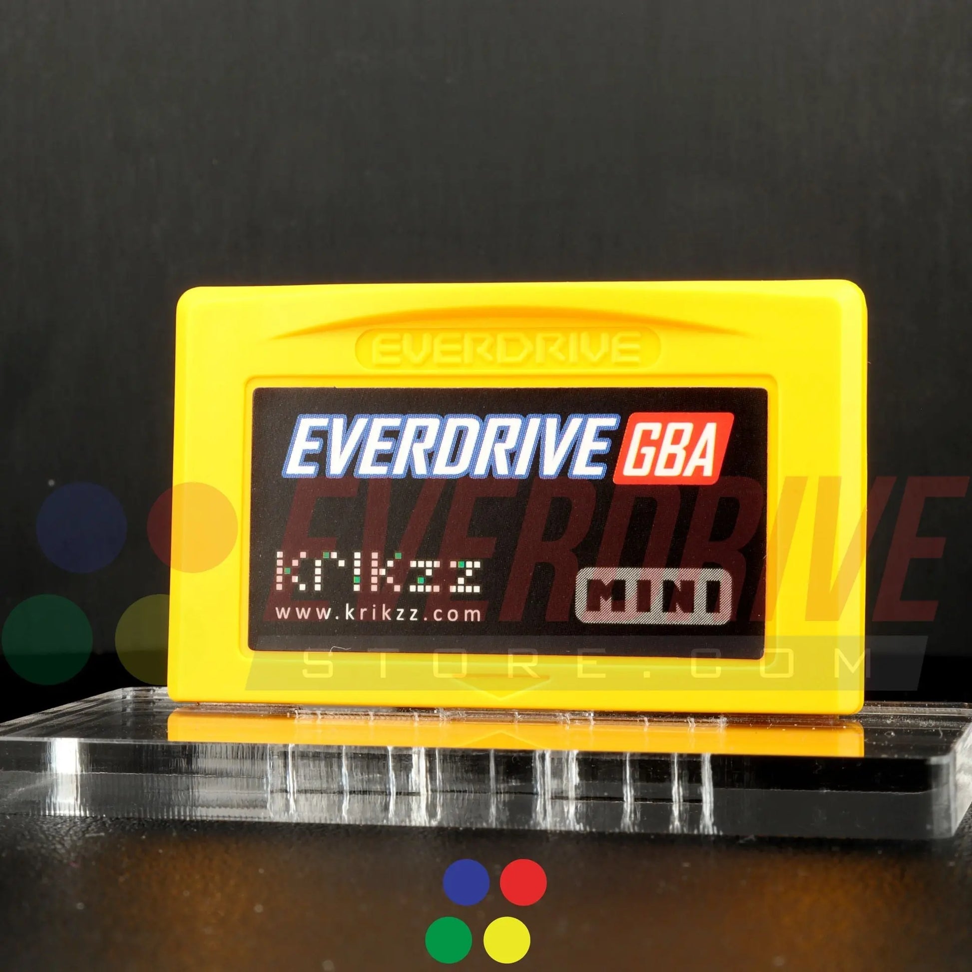 Everdrive GBA Mini - Yellow Krikzz