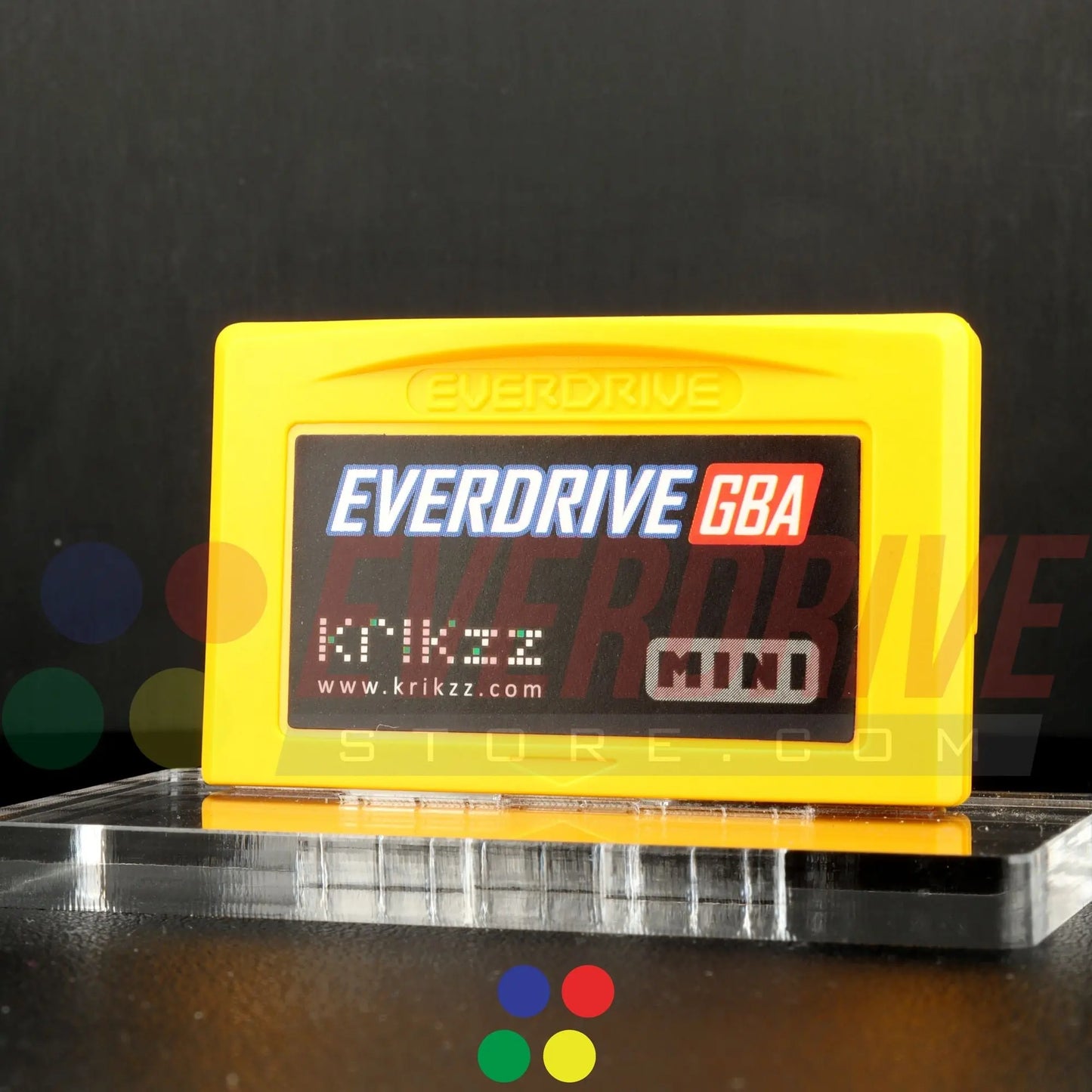 Everdrive GBA Mini - Yellow Krikzz