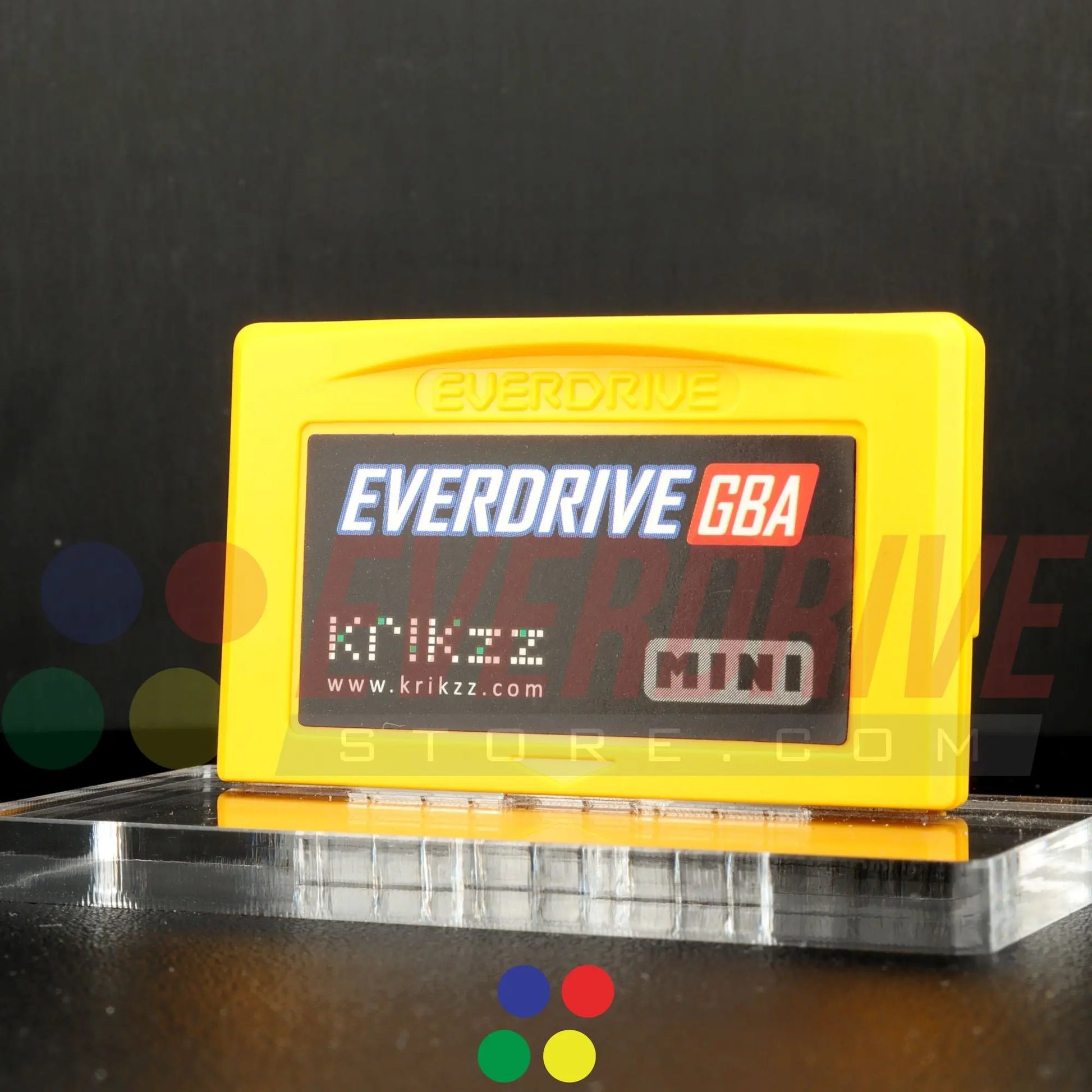 Everdrive GBA Mini - Yellow Krikzz