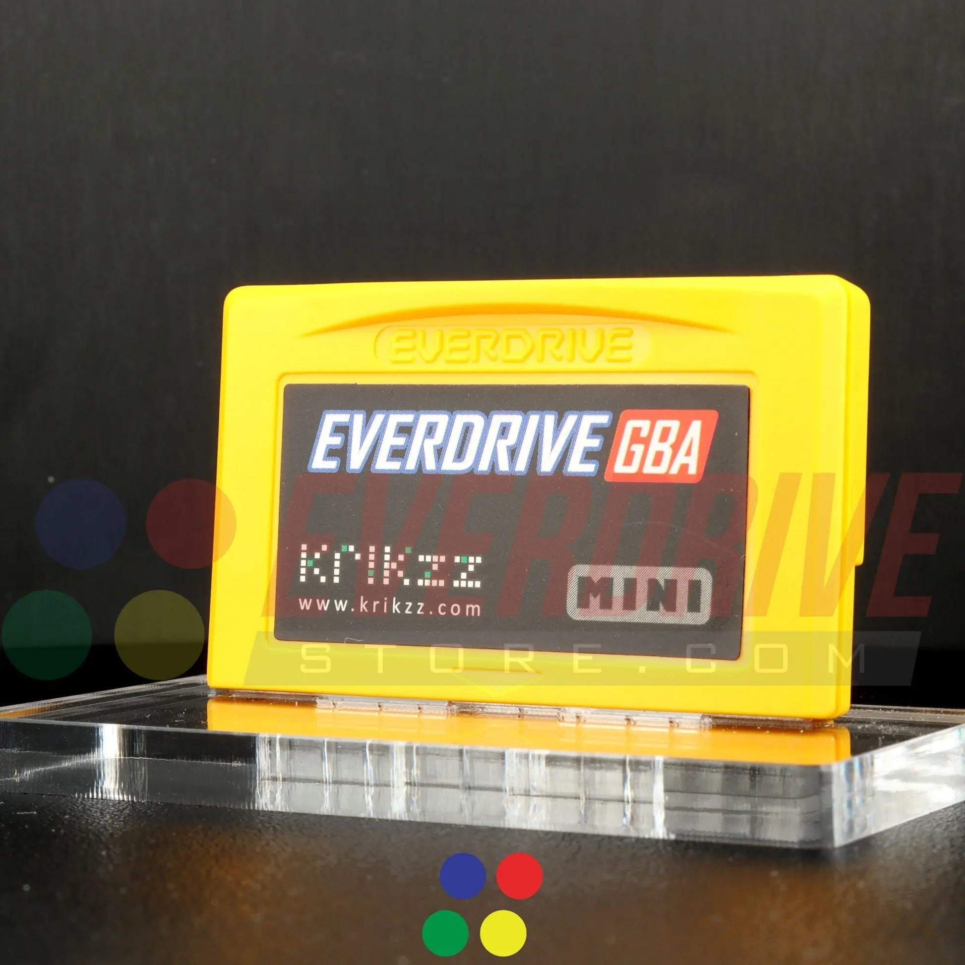 Everdrive GBA Mini - Yellow Krikzz