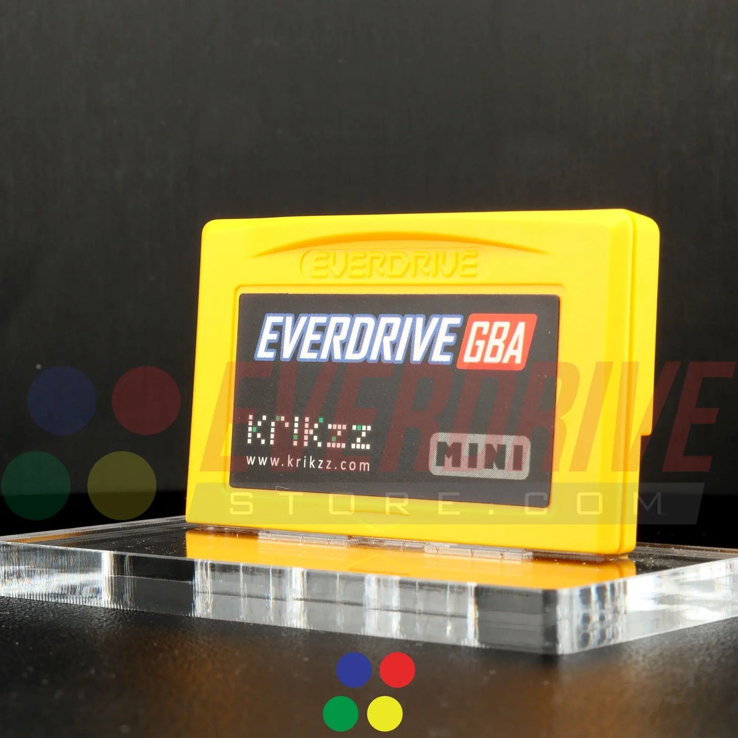 Everdrive GBA Mini - Yellow Krikzz