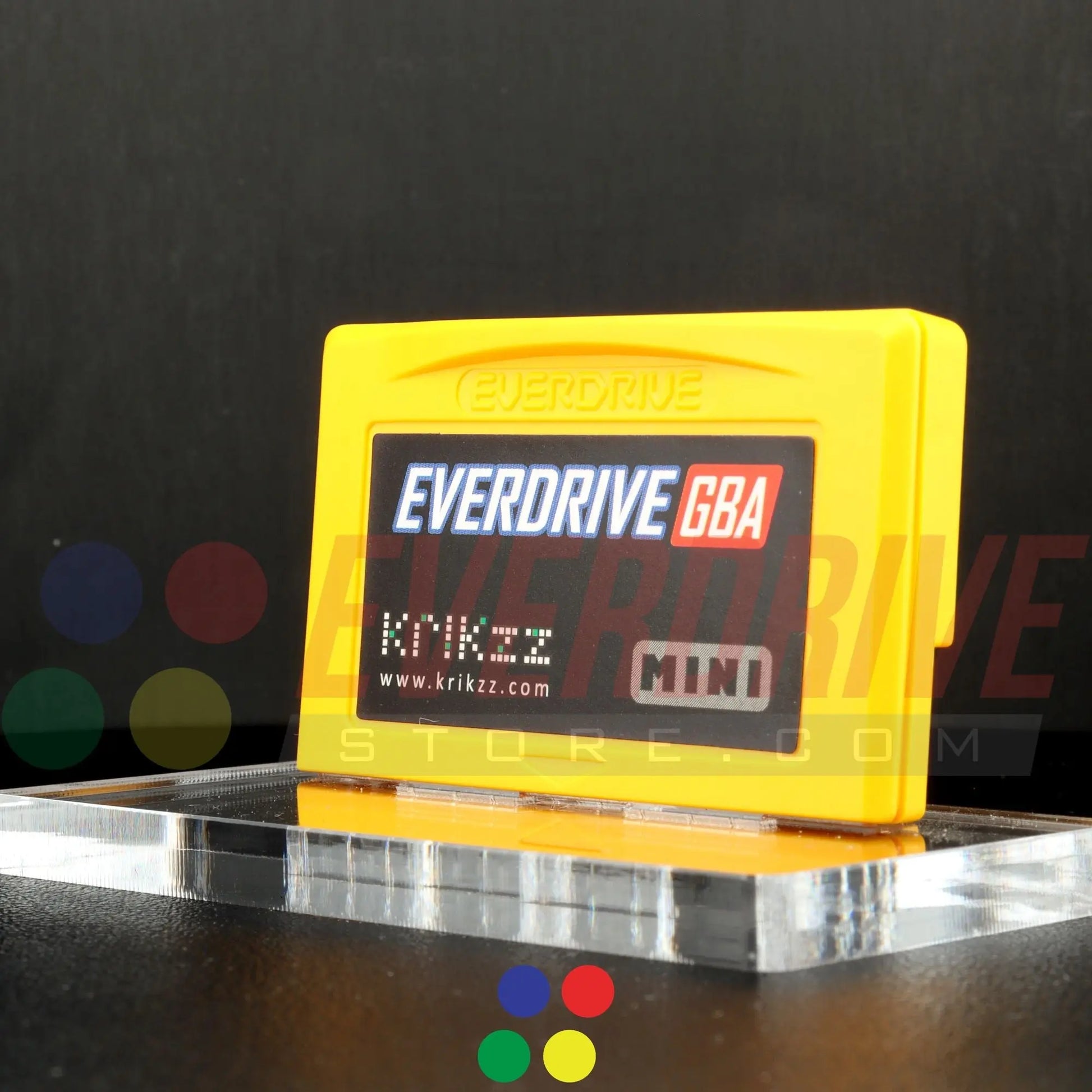 Everdrive GBA Mini - Yellow Krikzz