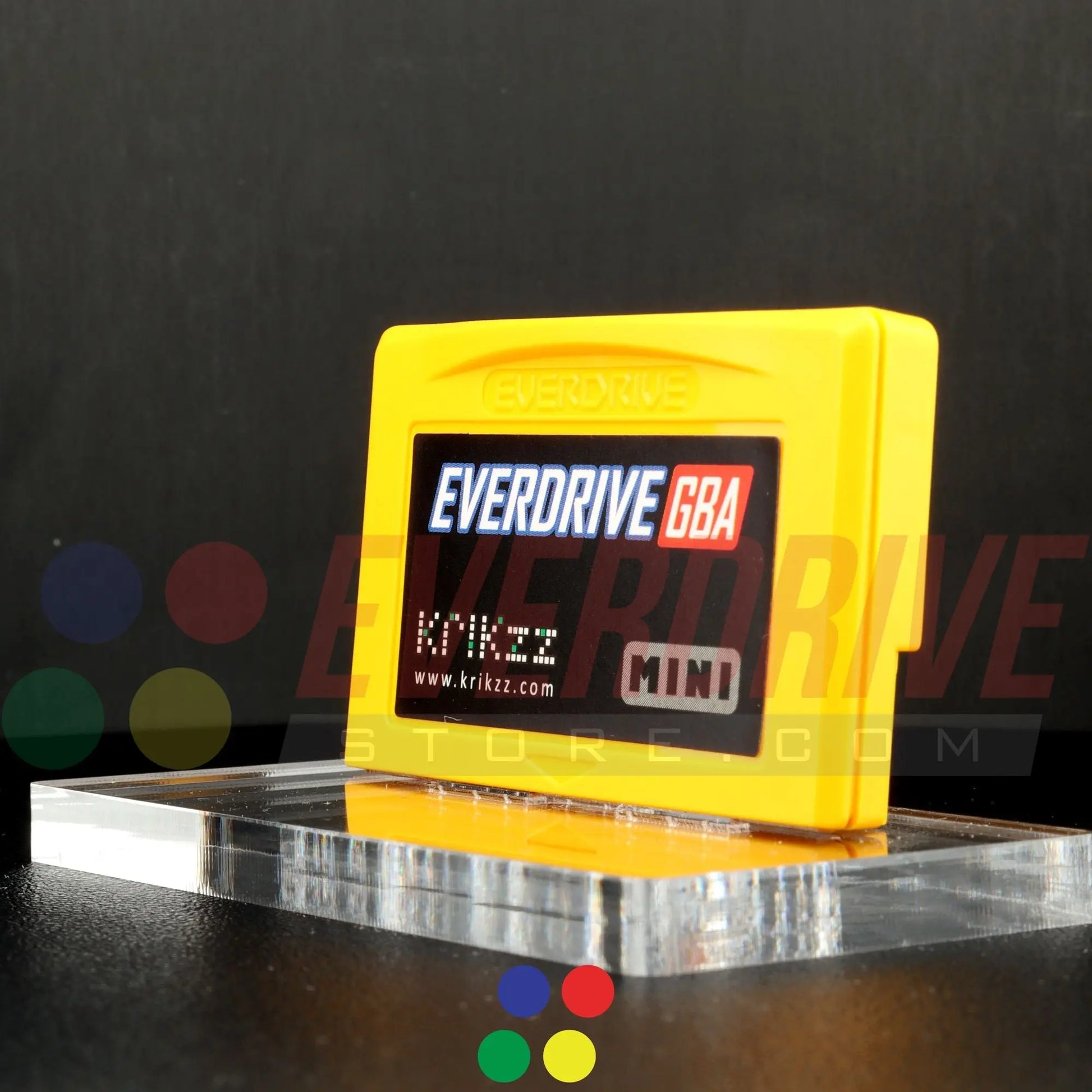 Everdrive GBA Mini - Yellow Krikzz