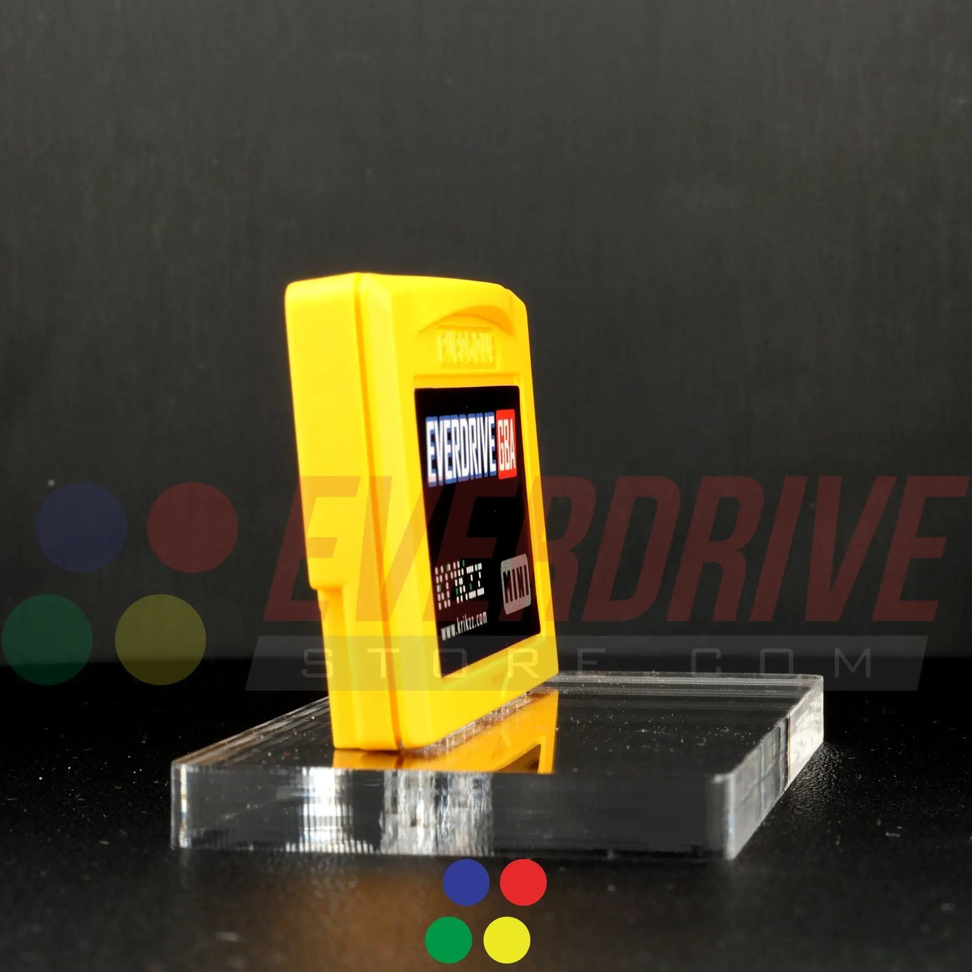 Everdrive GBA Mini - Yellow Krikzz