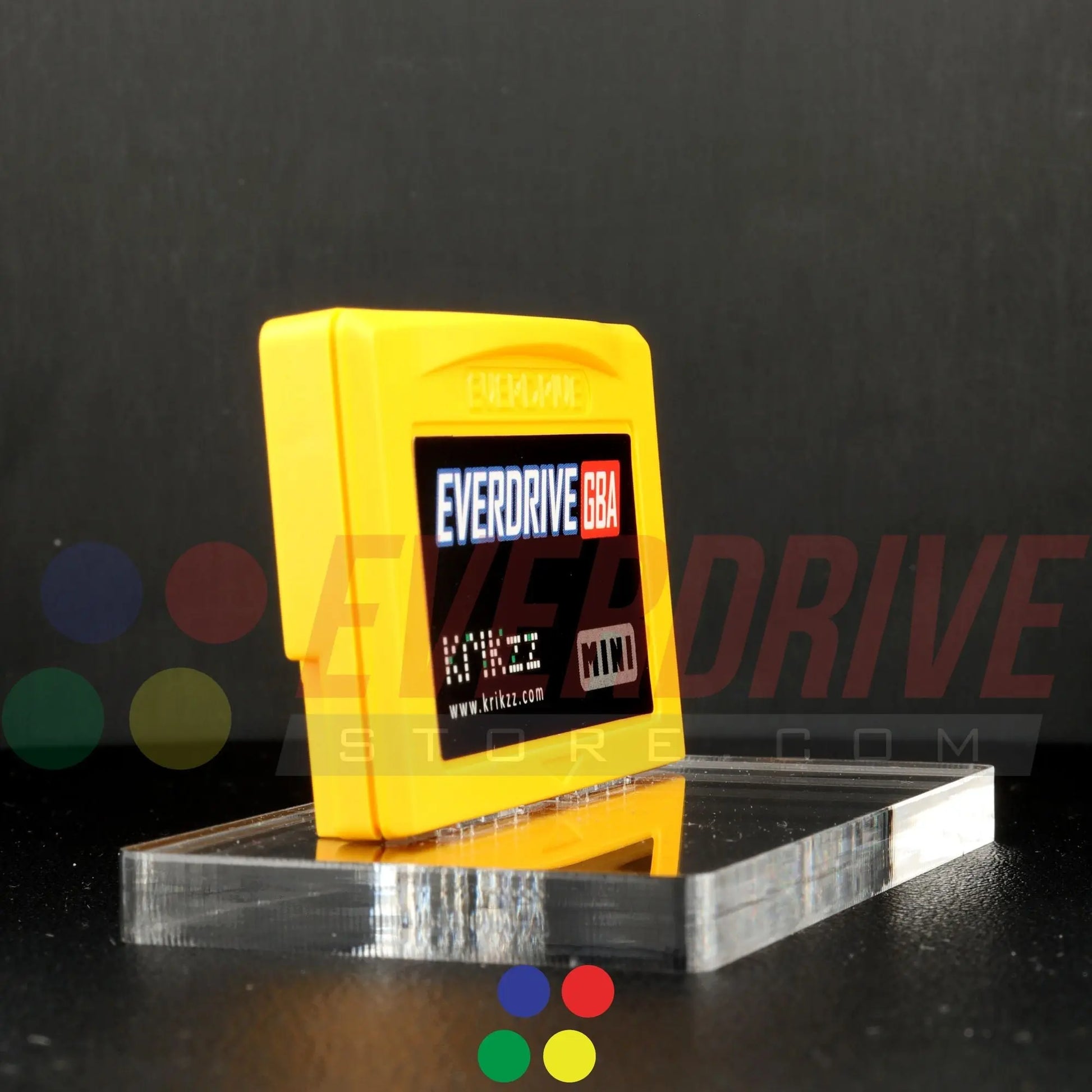 Everdrive GBA Mini - Yellow Krikzz