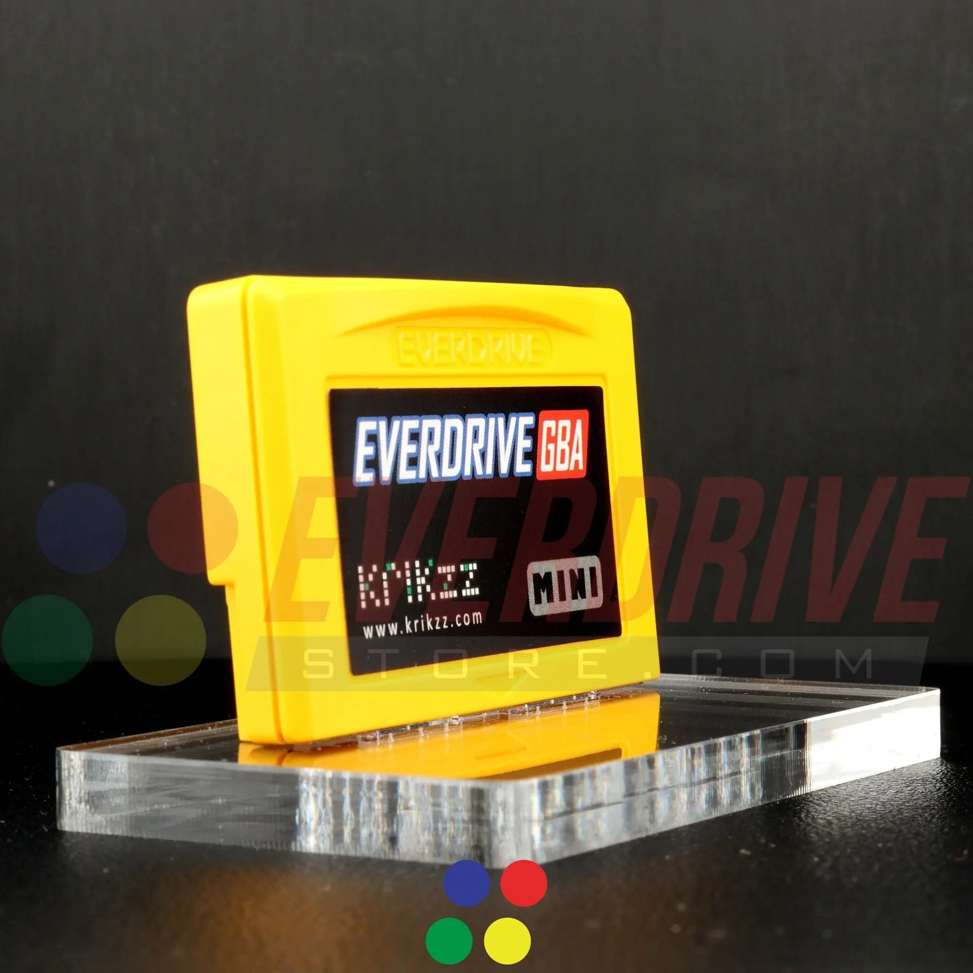 Everdrive GBA Mini - Yellow Krikzz