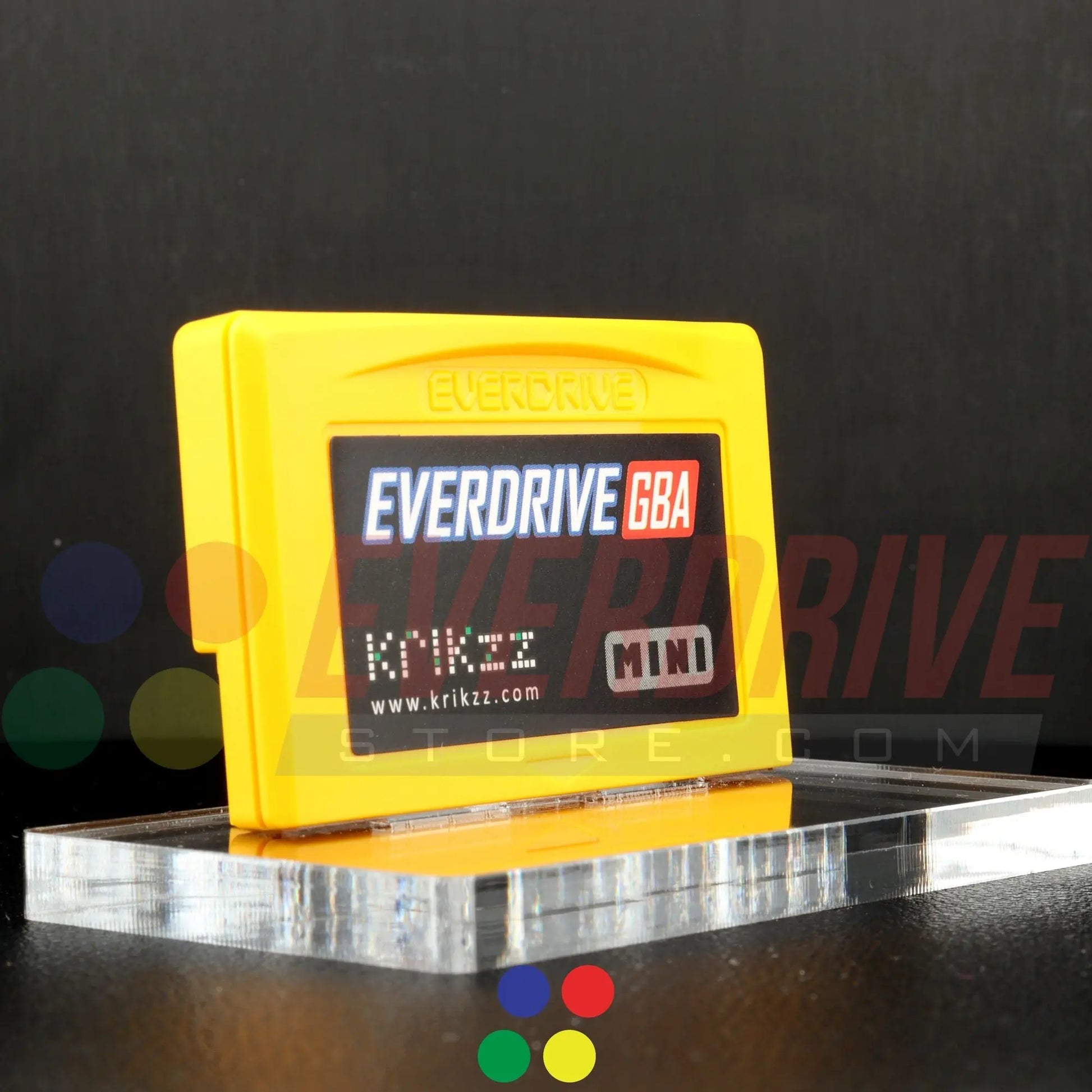 Everdrive GBA Mini - Yellow Krikzz