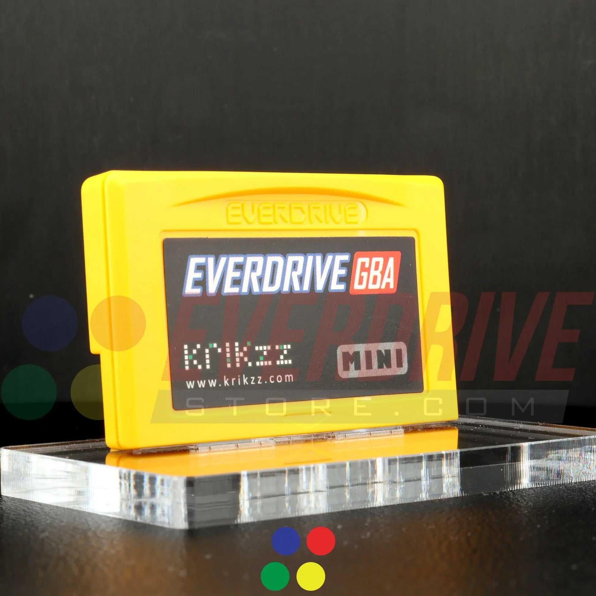 Everdrive GBA Mini - Yellow Krikzz