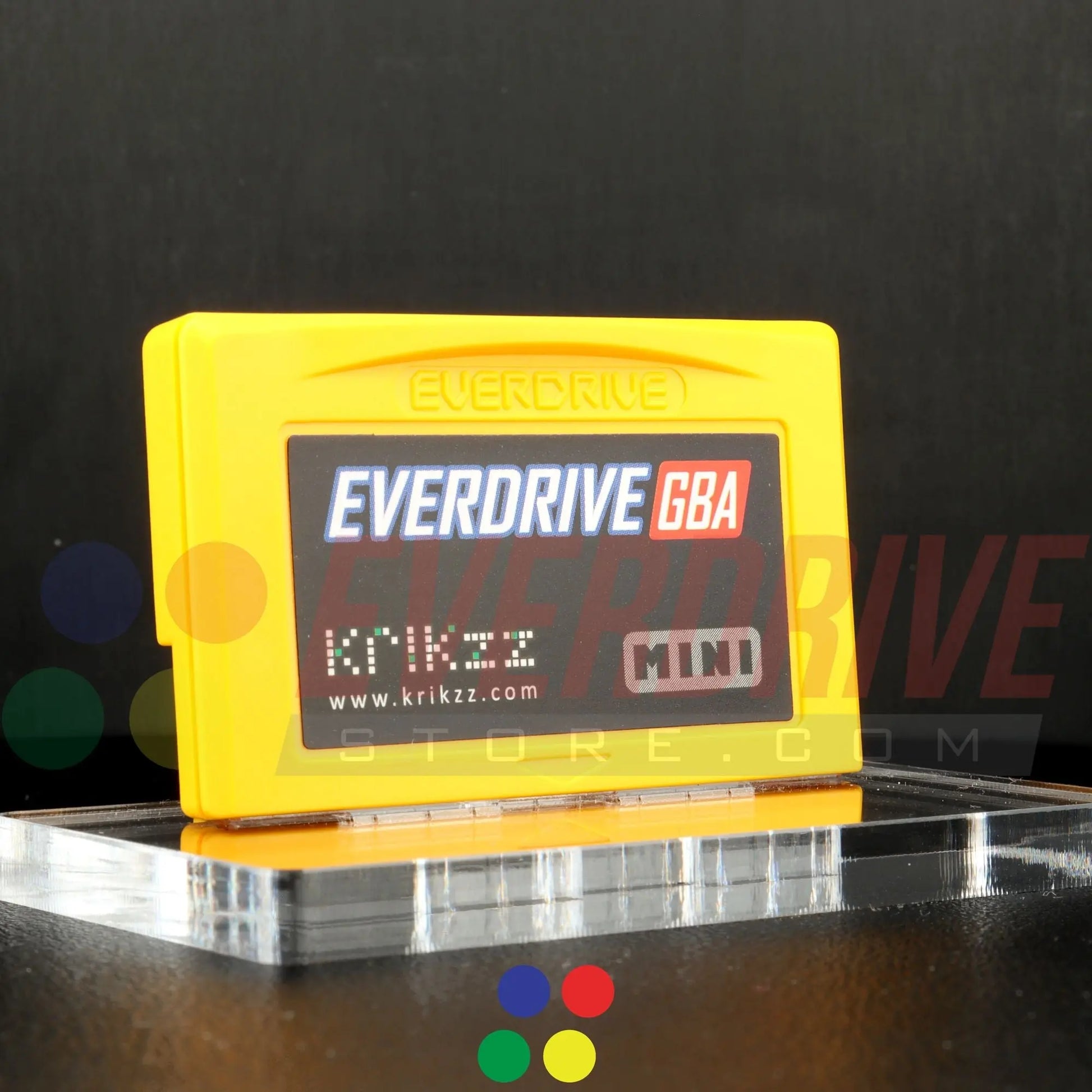 Everdrive GBA Mini - Yellow Krikzz