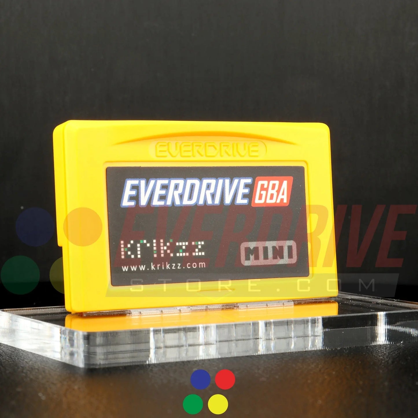 Everdrive GBA Mini - Yellow Krikzz