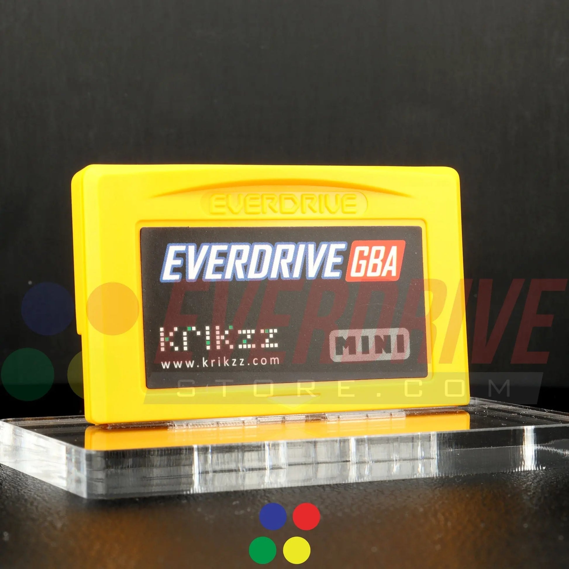 Everdrive GBA Mini - Yellow Krikzz