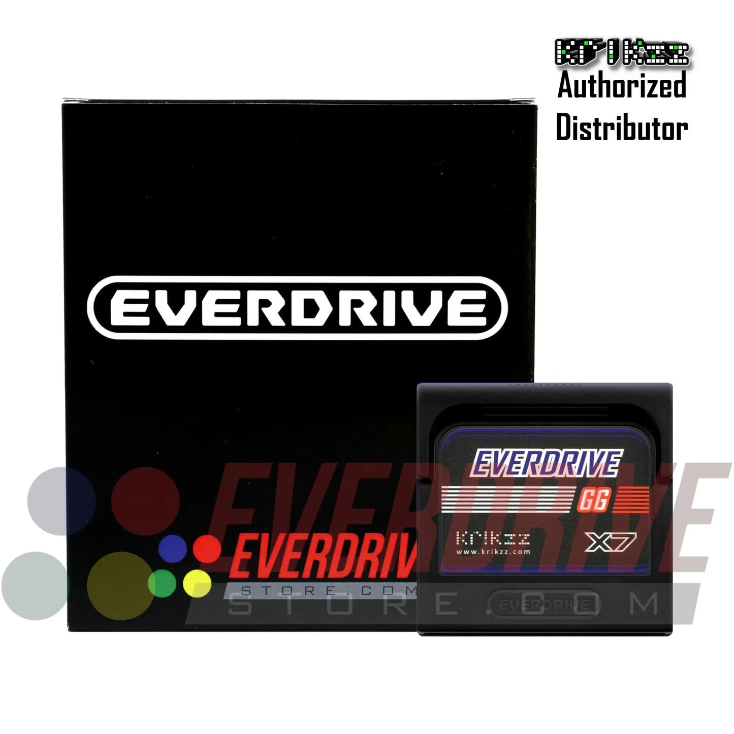 Everdrive GG X7 - Black by Krikzz for Game Gear Krikzz