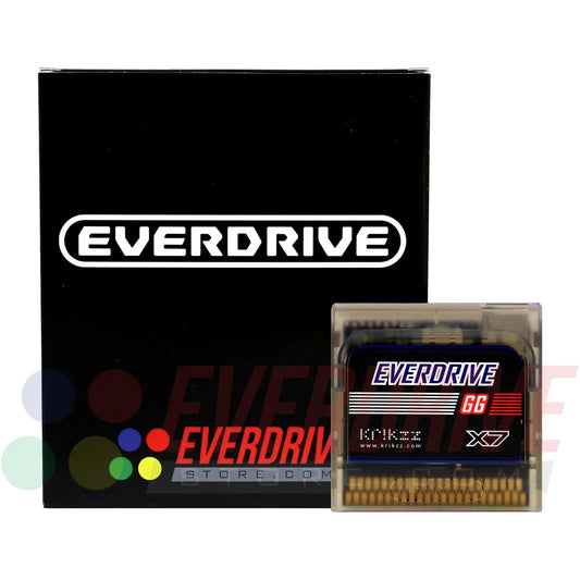 Everdrive GG X7 - Frosted Black  by Krikzz for Game Gear Krikzz