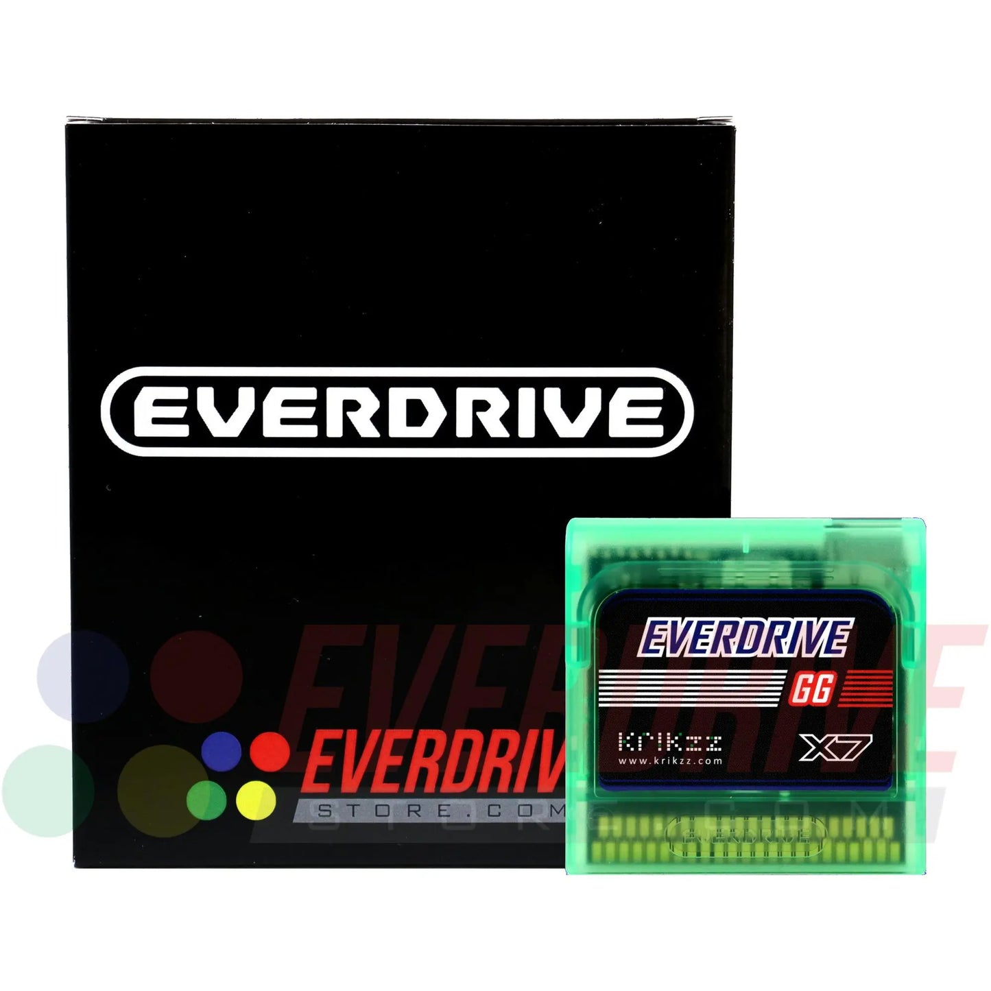 Everdrive GG X7 - Frosted Green Krikzz