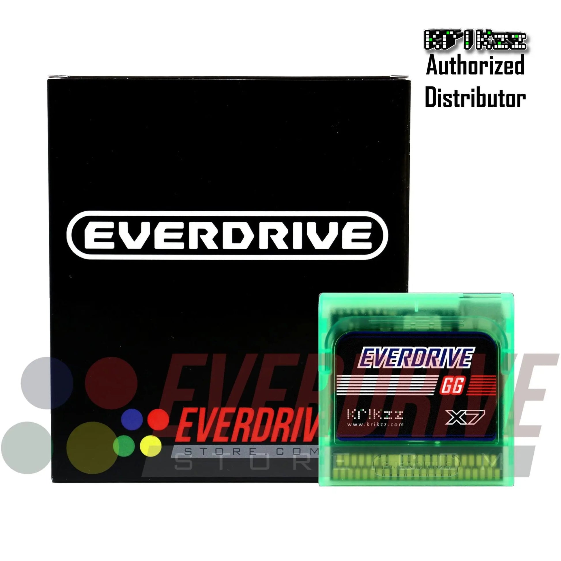 Everdrive GG X7 - Frosted Green Krikzz