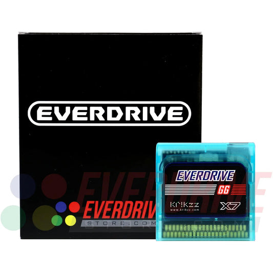 Everdrive GG X7 - Frosted Turquoise Krikzz