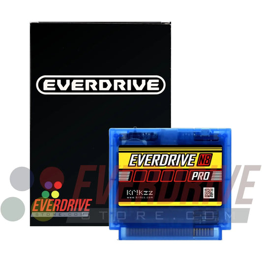 Everdrive N8 Pro - Frosted Blue by Krikzz for Famicom Krikzz