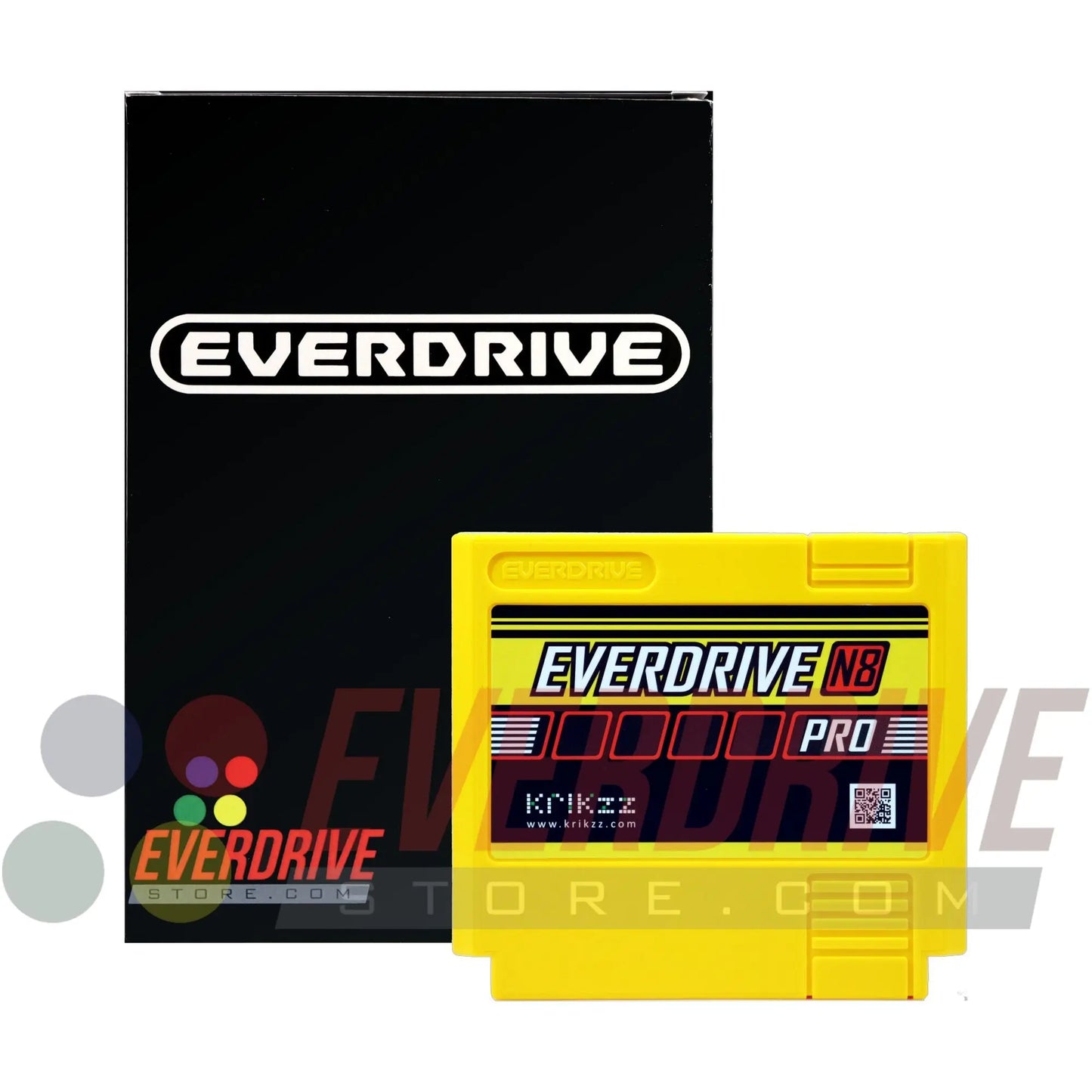 Everdrive N8 Pro - Yellow by Krikzz for Famicom Krikzz