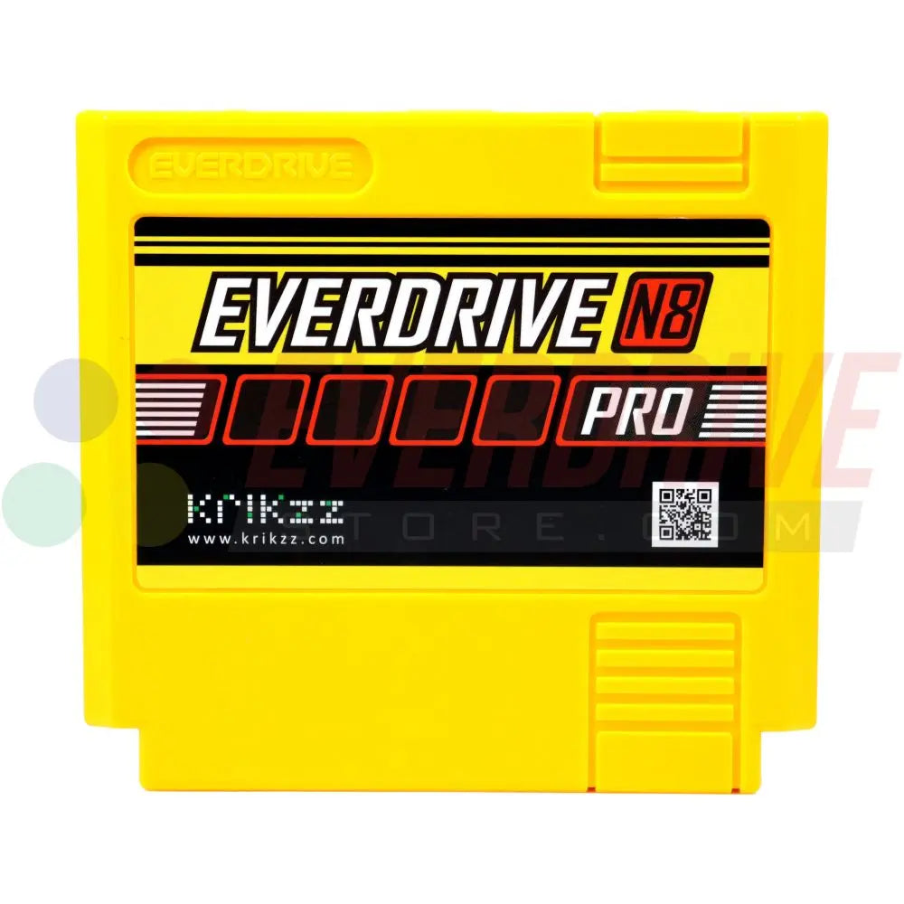 Everdrive N8 Pro - Yellow by Krikzz for Famicom Krikzz