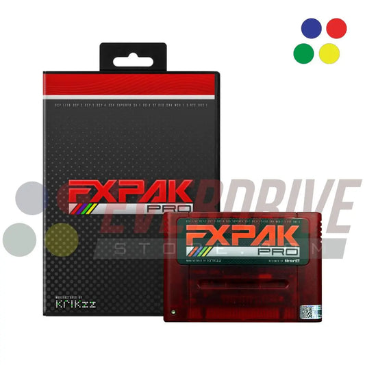 FXPAK PRO - Frosted Red Krikzz